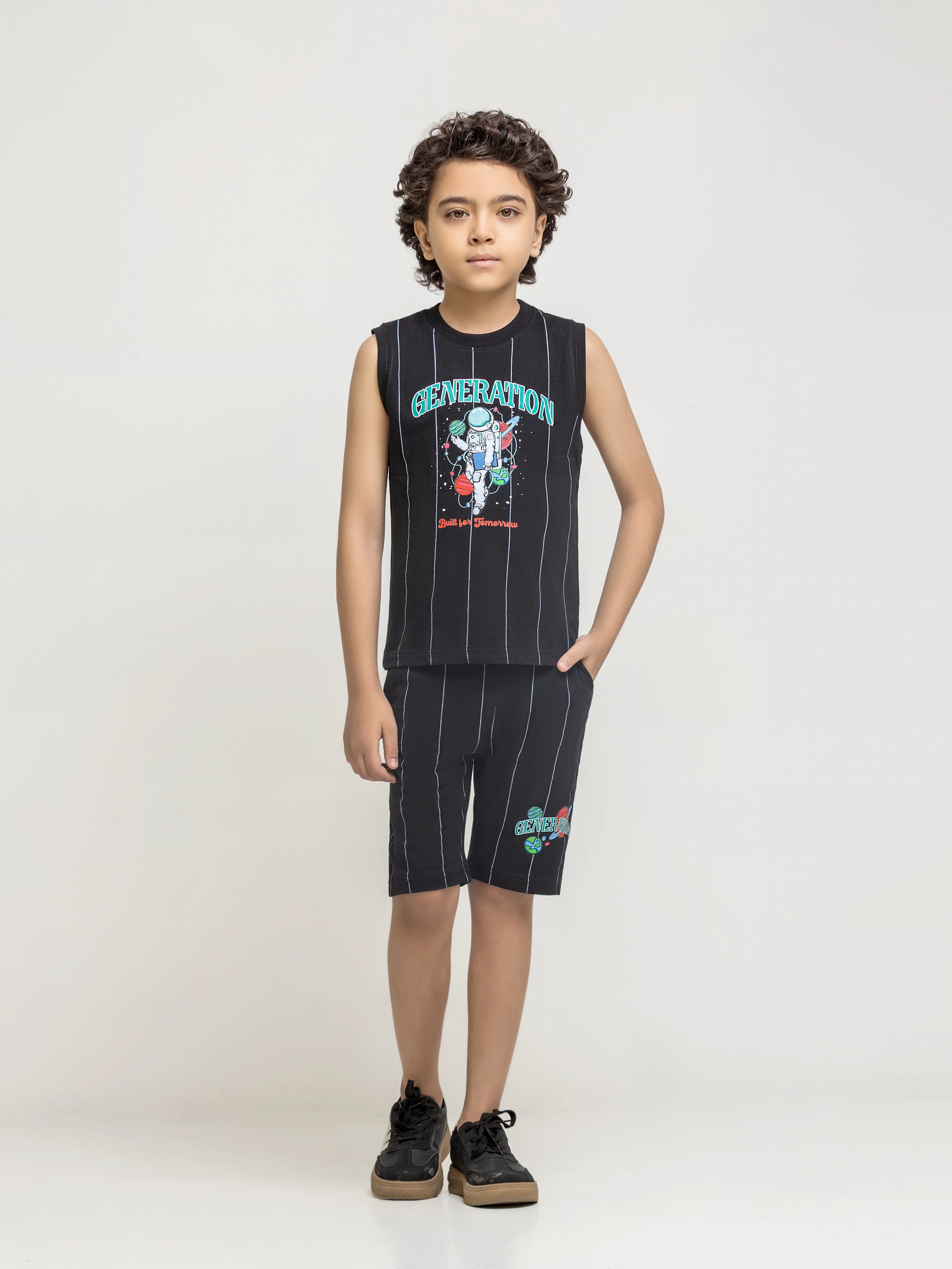 Boy's Black Co Ord Set - EBTCS6-042