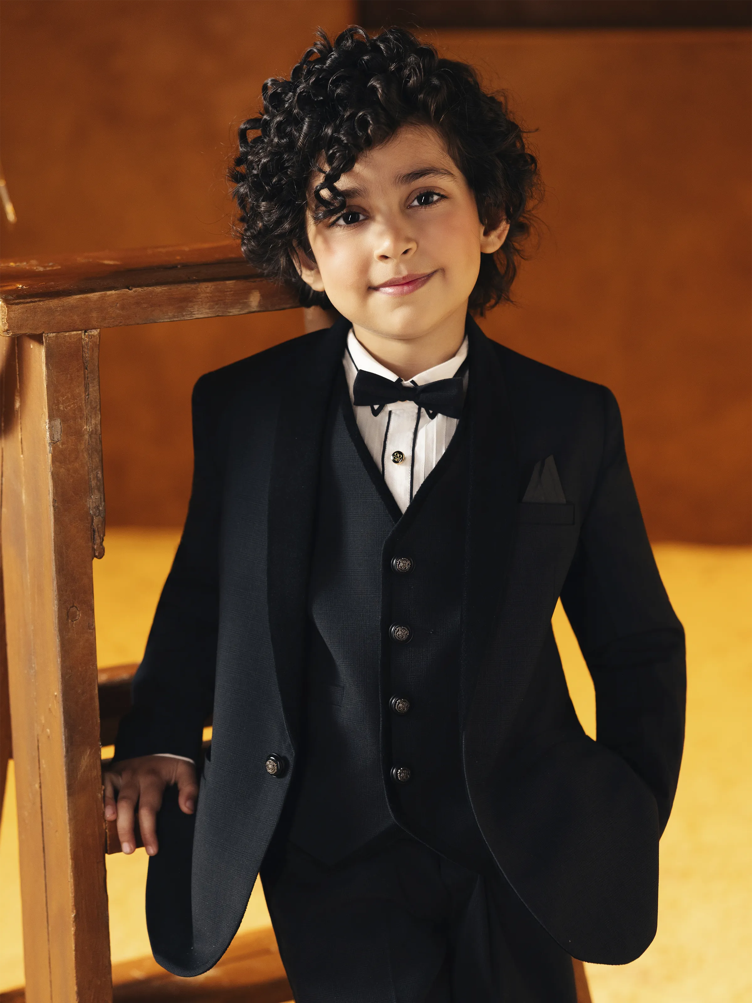 Boy's Dark Grey Coat Pant - EBTCPC5-4508 - Image 2