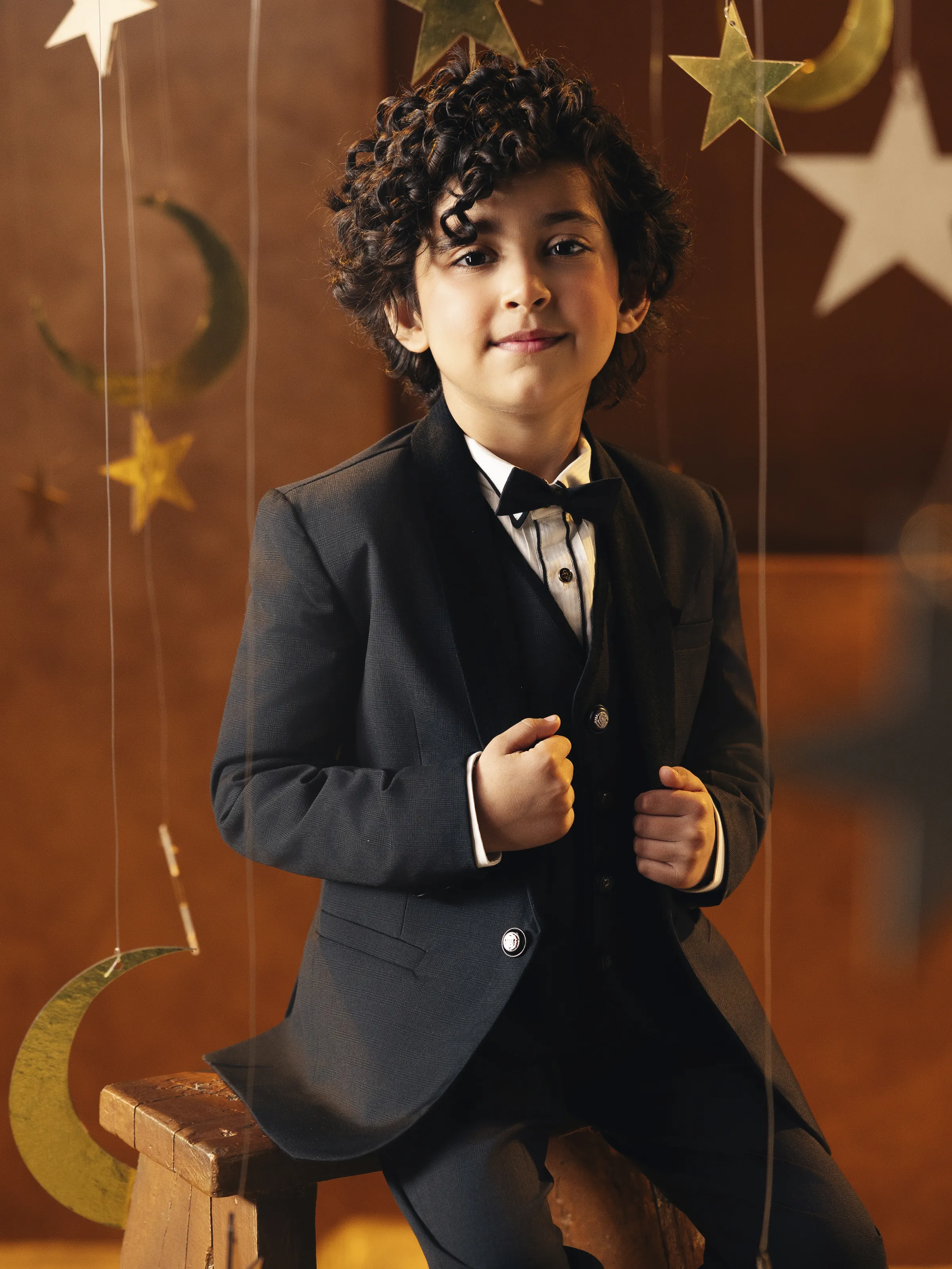 Boy's Dark Grey Coat Pant - EBTCPC5-4508 - Image 3