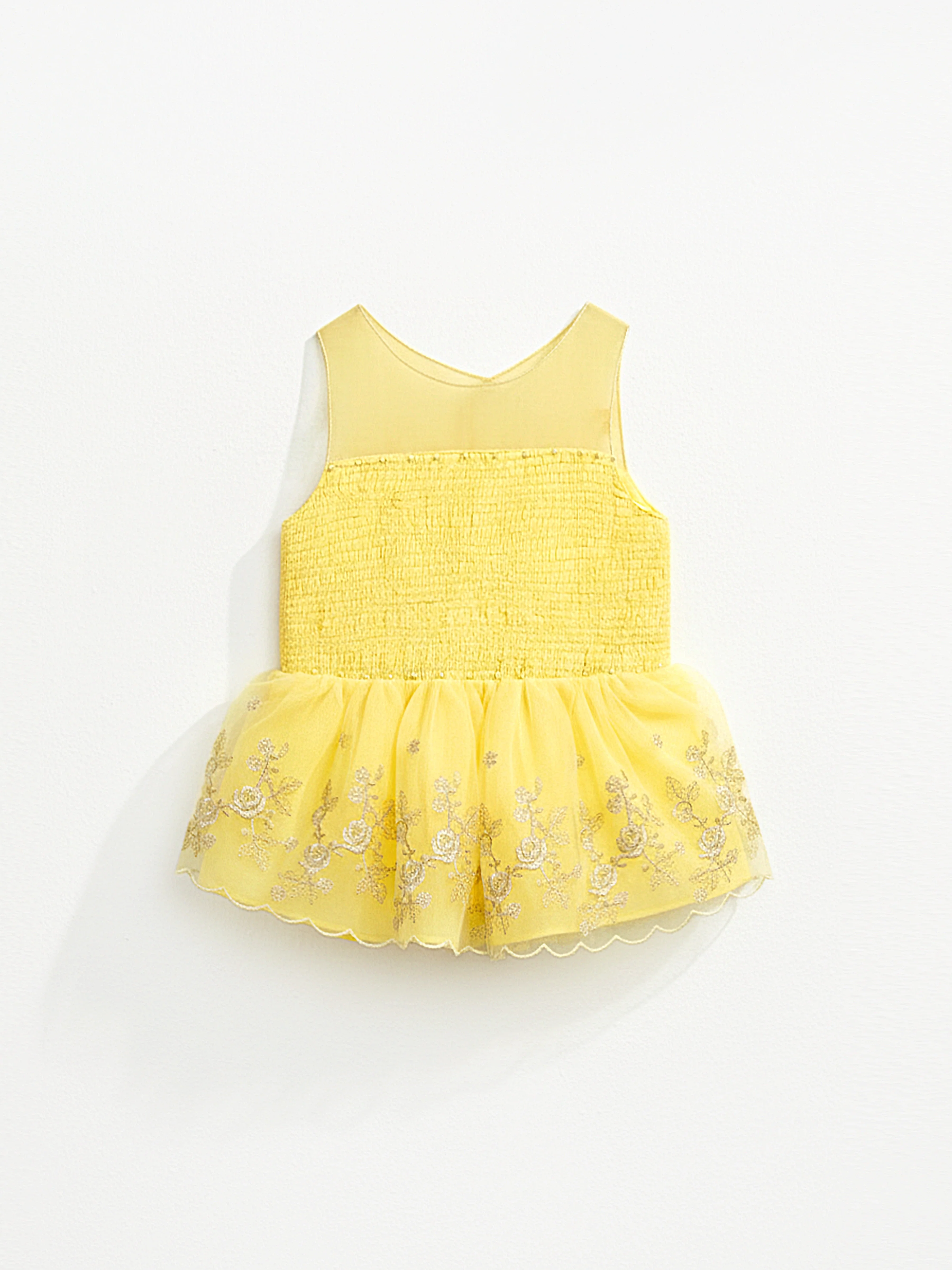 Girl's Yellow Frock - EGTF24S-200084