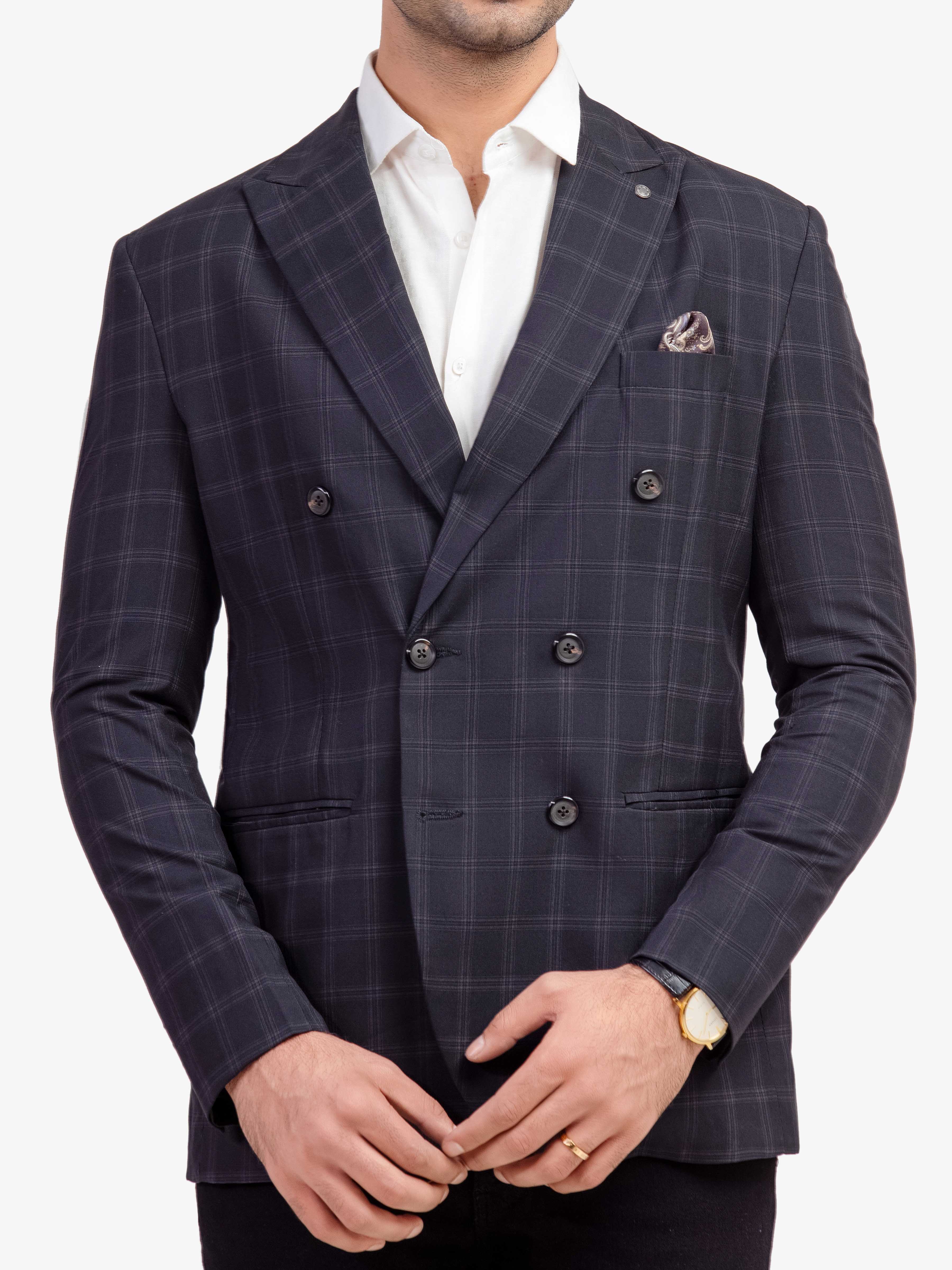 Men's Black Blazer - EMTB5-6810