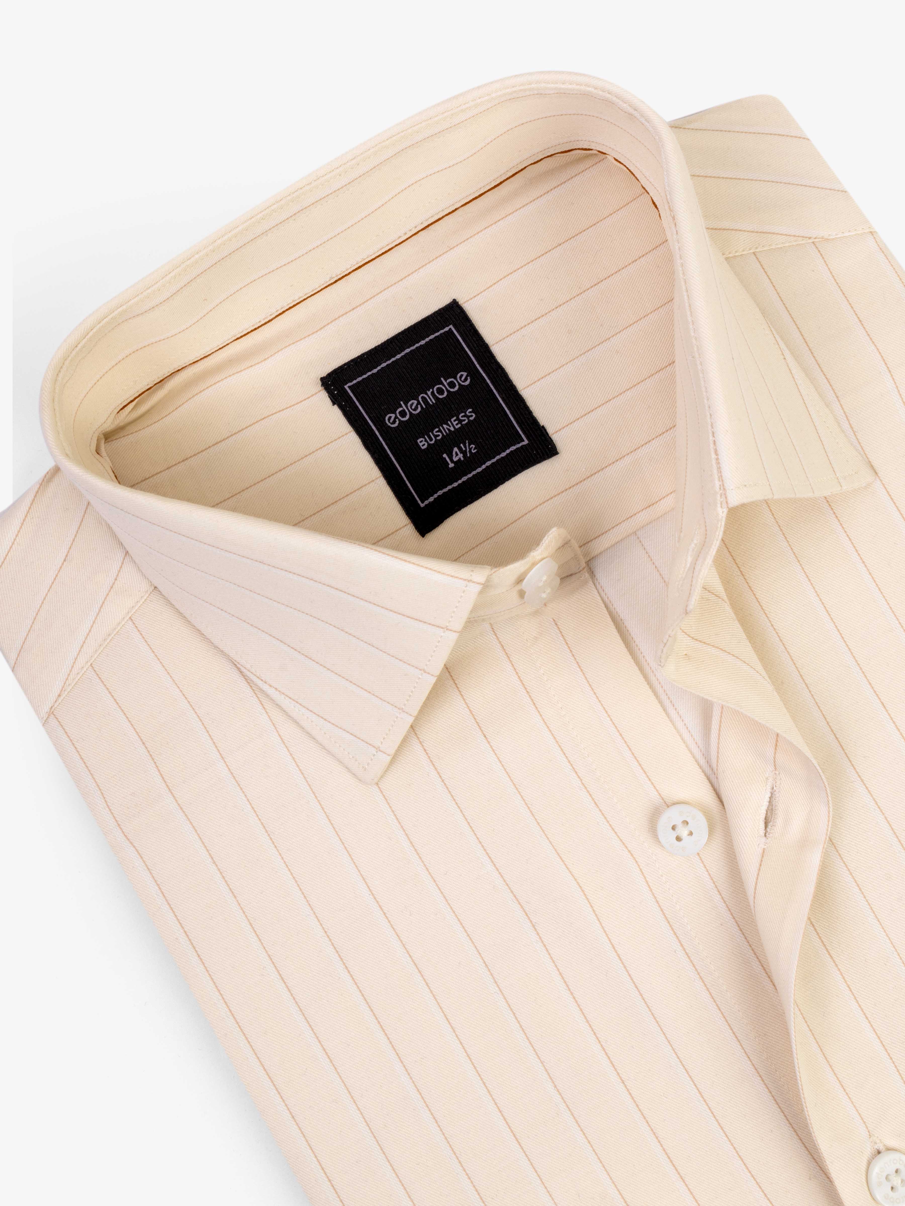 Men's Cream Shirt - EMTSB5-161 - Image 2