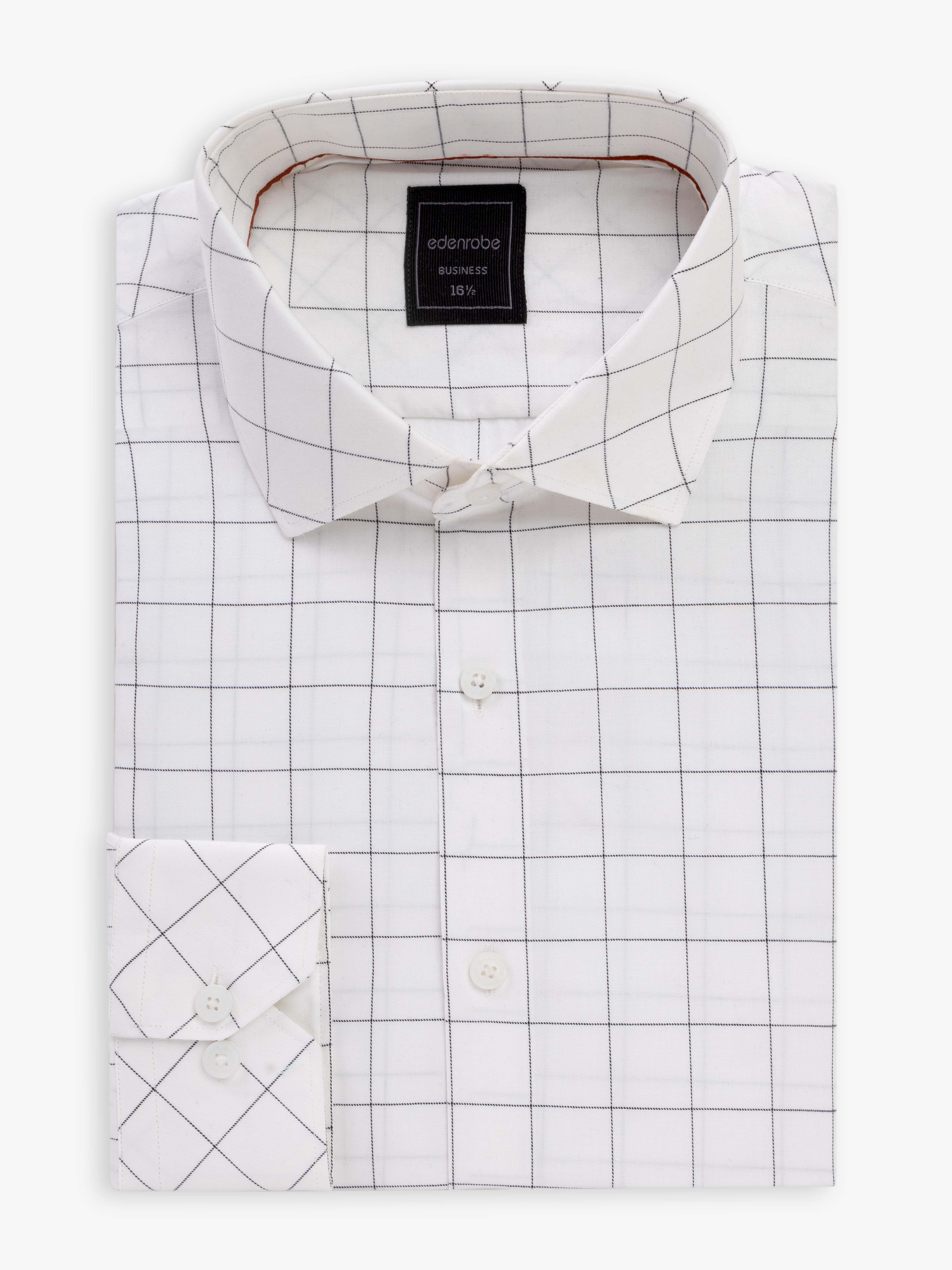 Men's Off White Shirt - EMTSB5-175