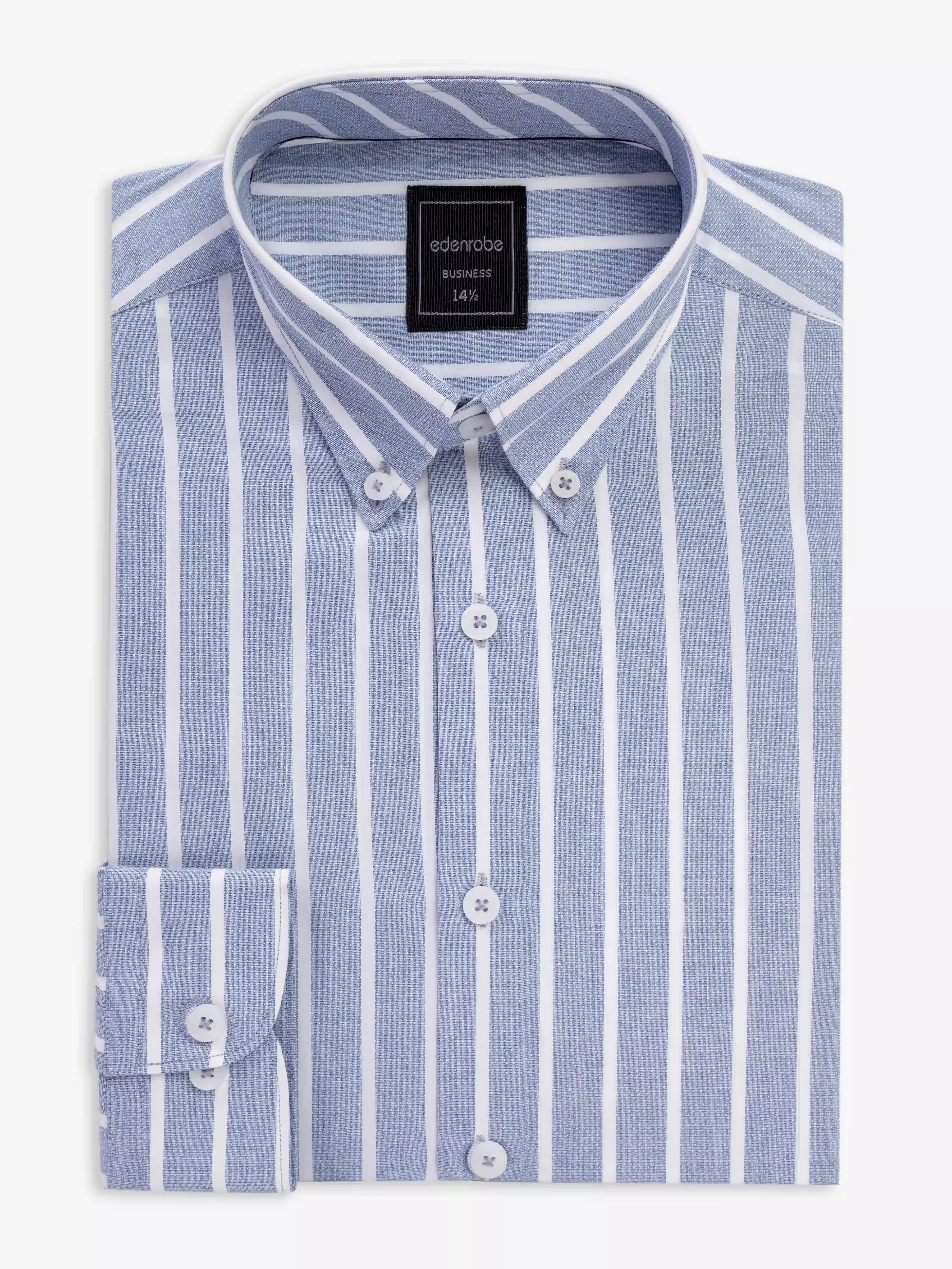 Men's Stone Blue Shirt - EMTSB5-172