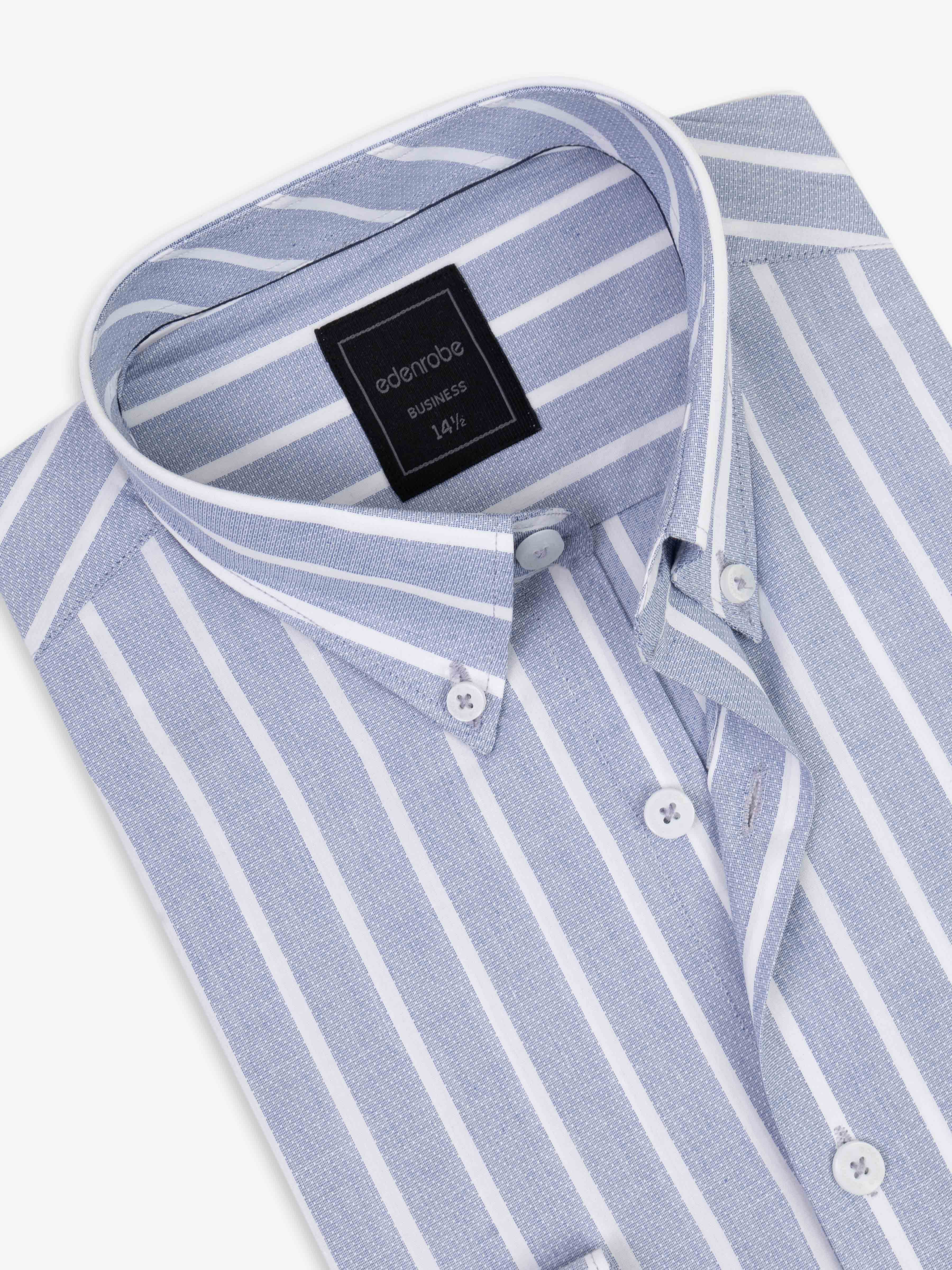 Men's Stone Blue Shirt - EMTSB5-172 - Image 2