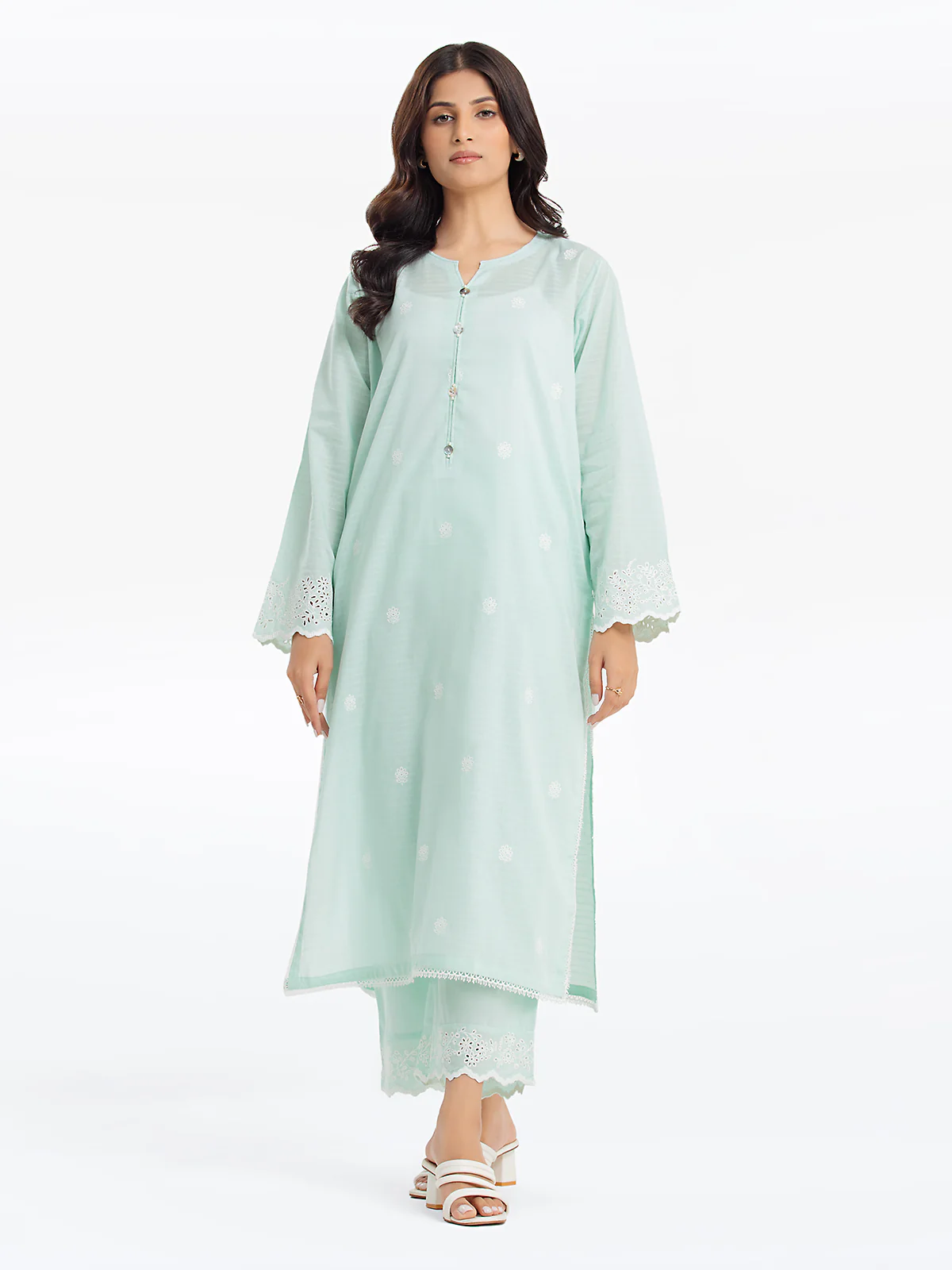 Pret Embroidered Dobby Shirt - EWTKE24-69645S