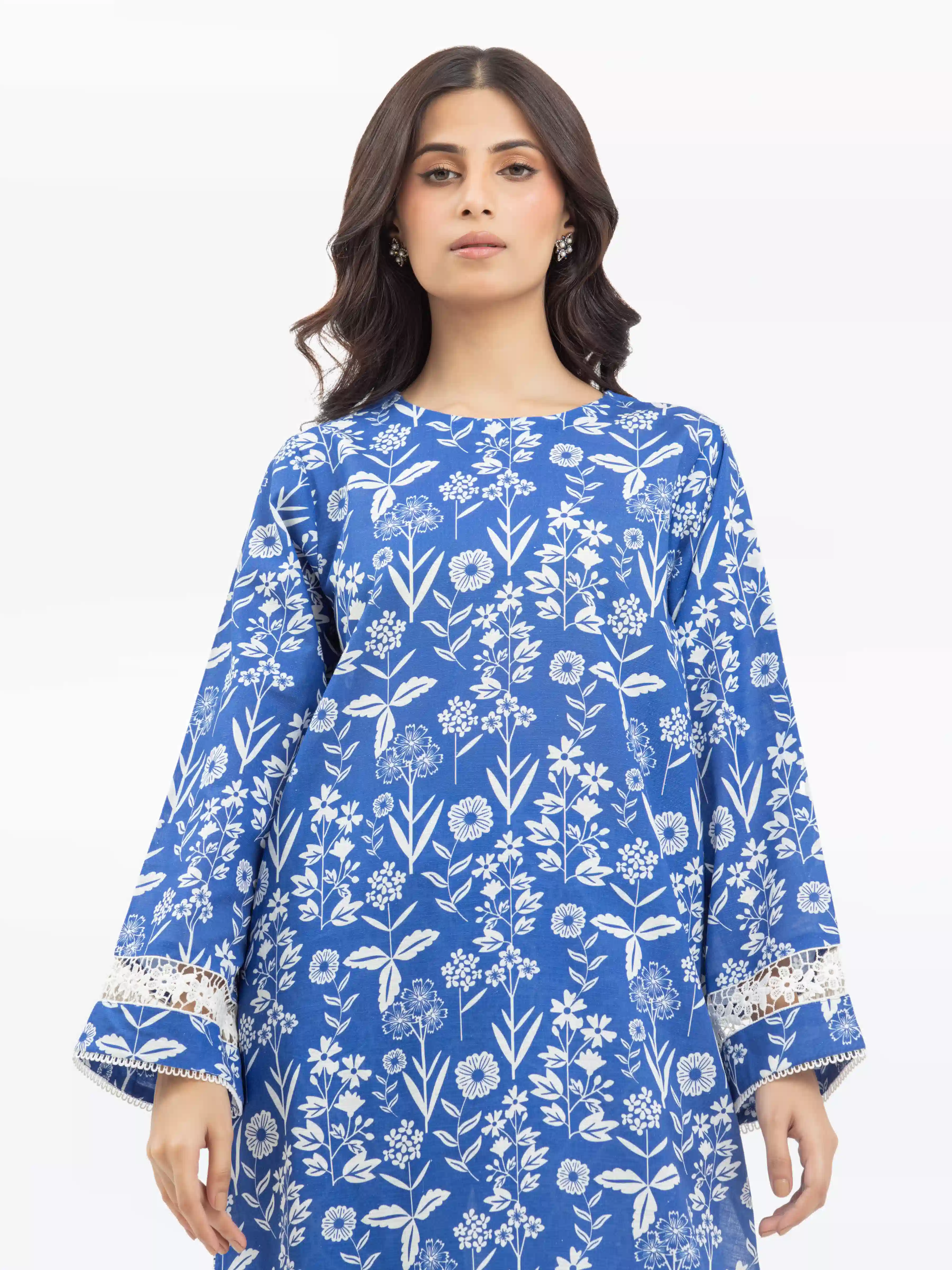 Pret Printed Khaddar Shirt - EWTKP24-81387S - Image 2