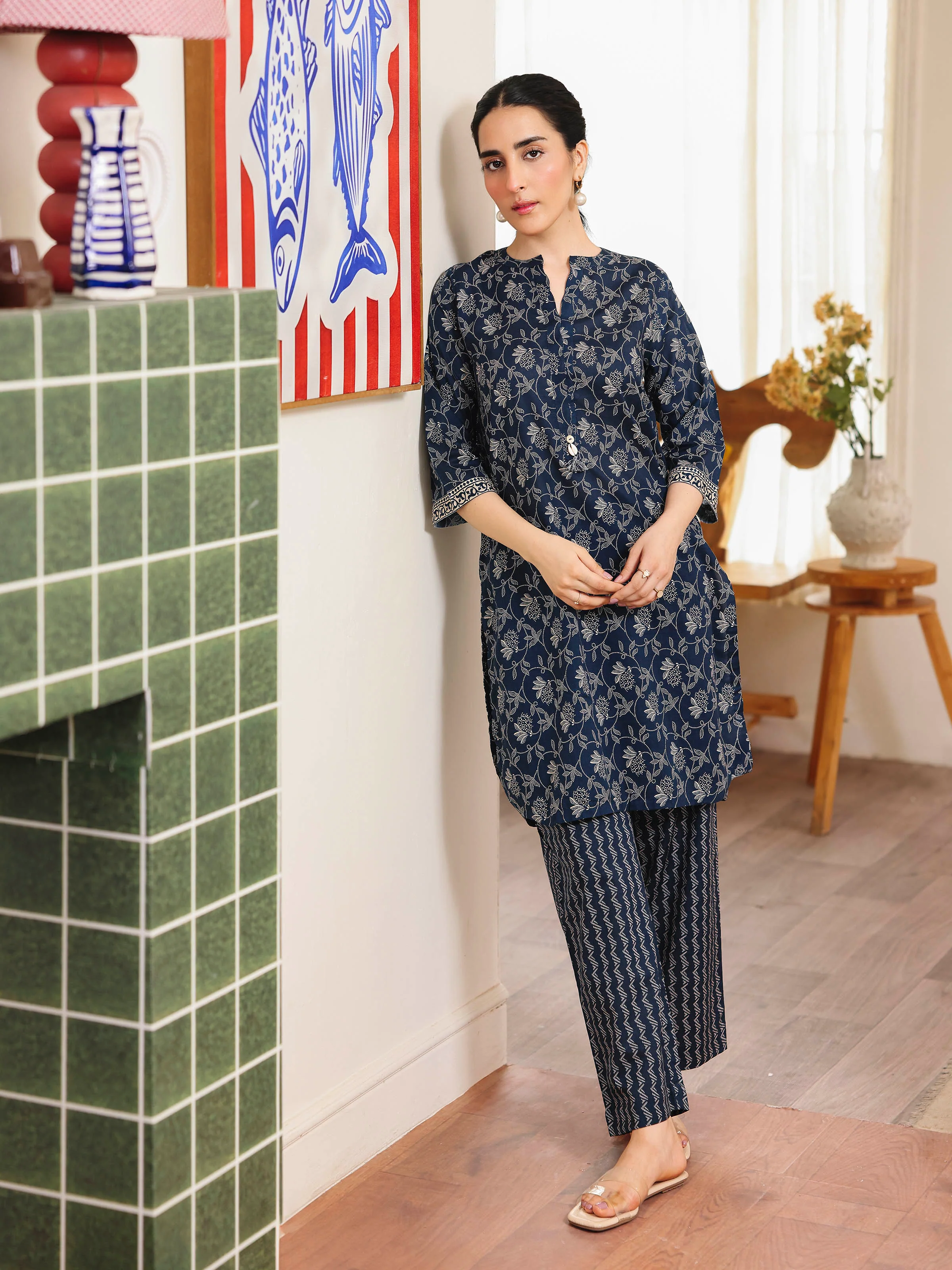 Pret Printed Lawn Shirt - EWTKP5-81884S