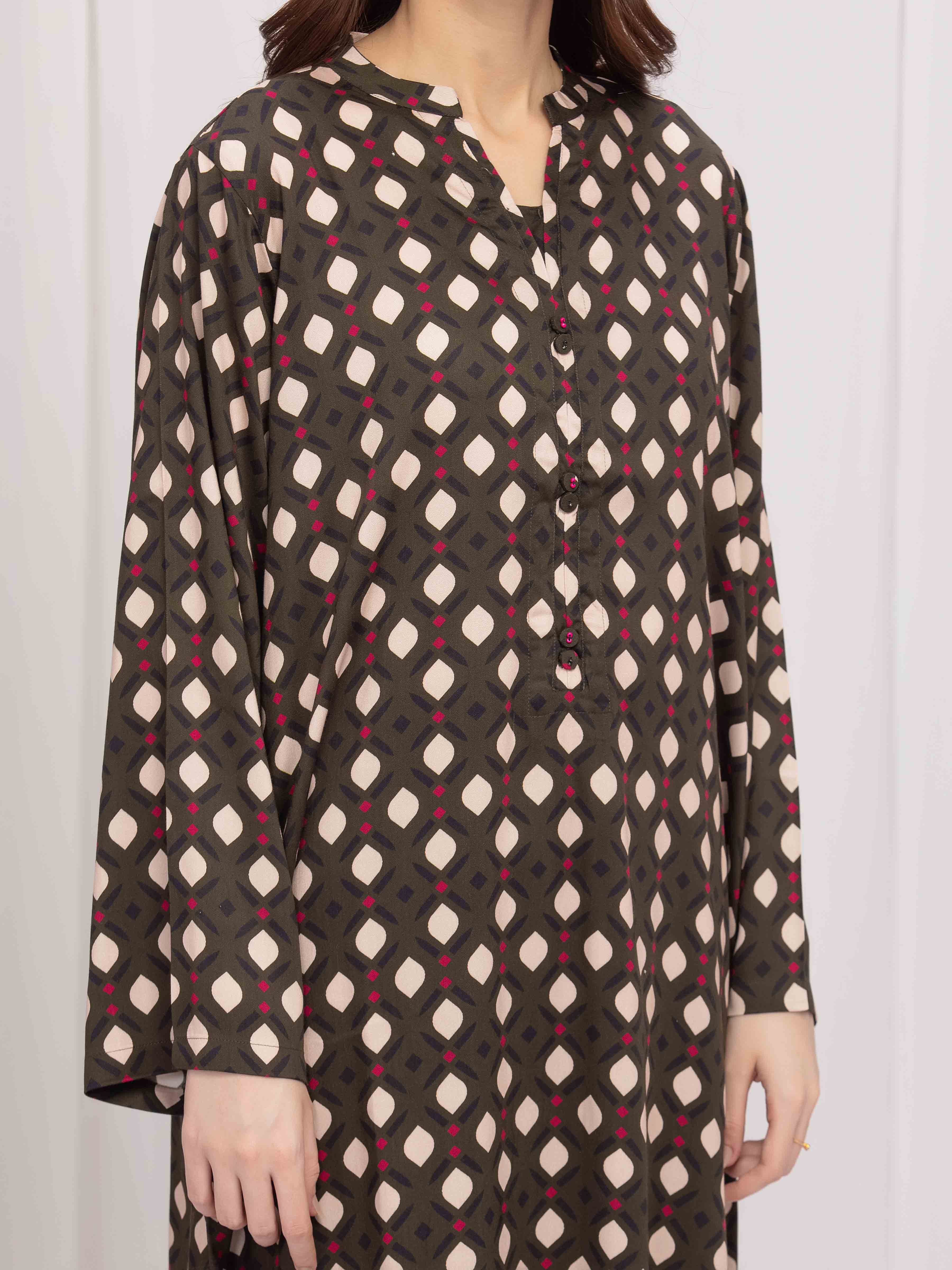 Pret Printed Marina Twill Viscose Shirt - EWTKP5-81471S - Image 4