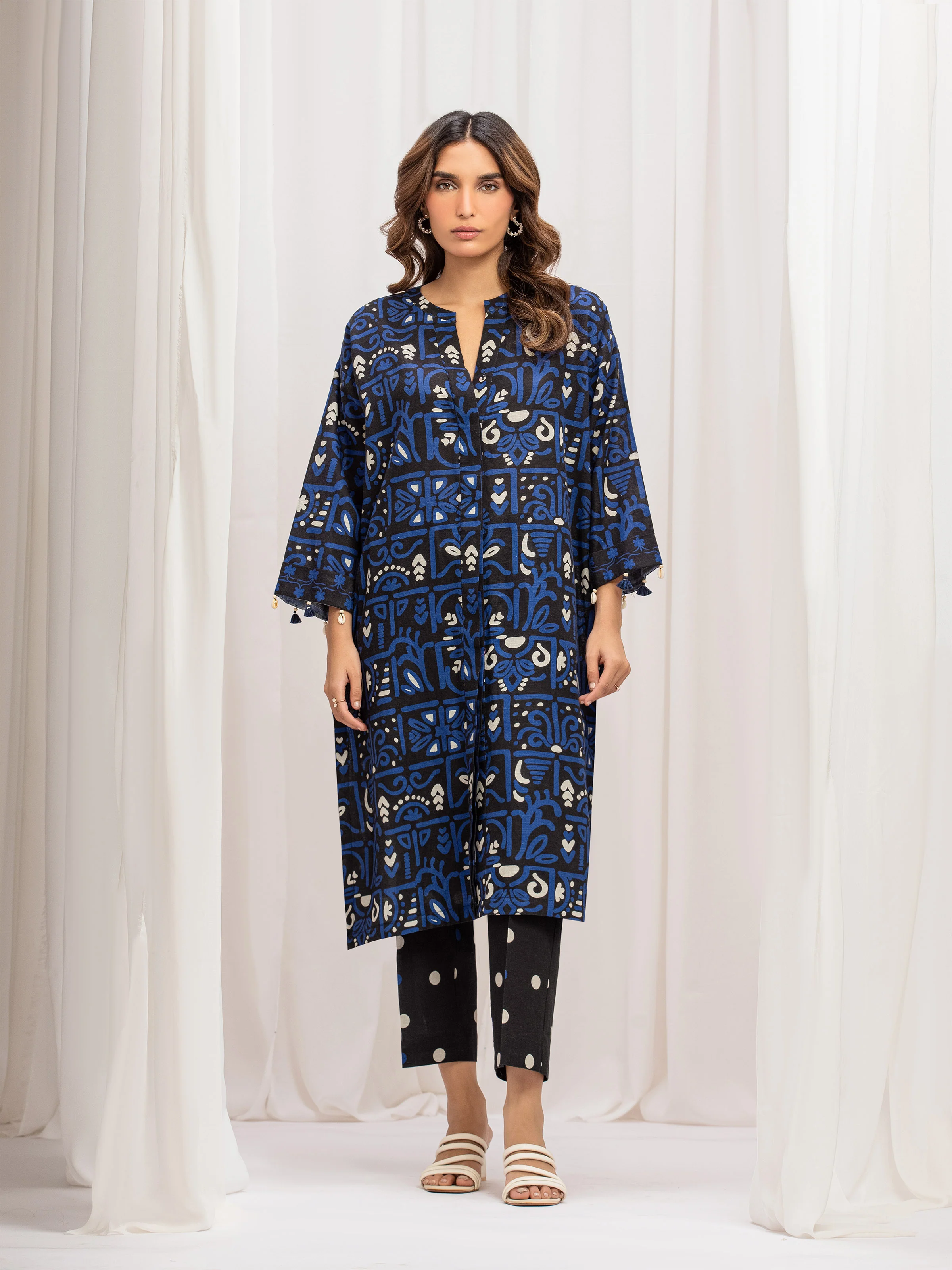 Pret Printed Khaddar Co-Ord Set - EWTKP5-84086ST