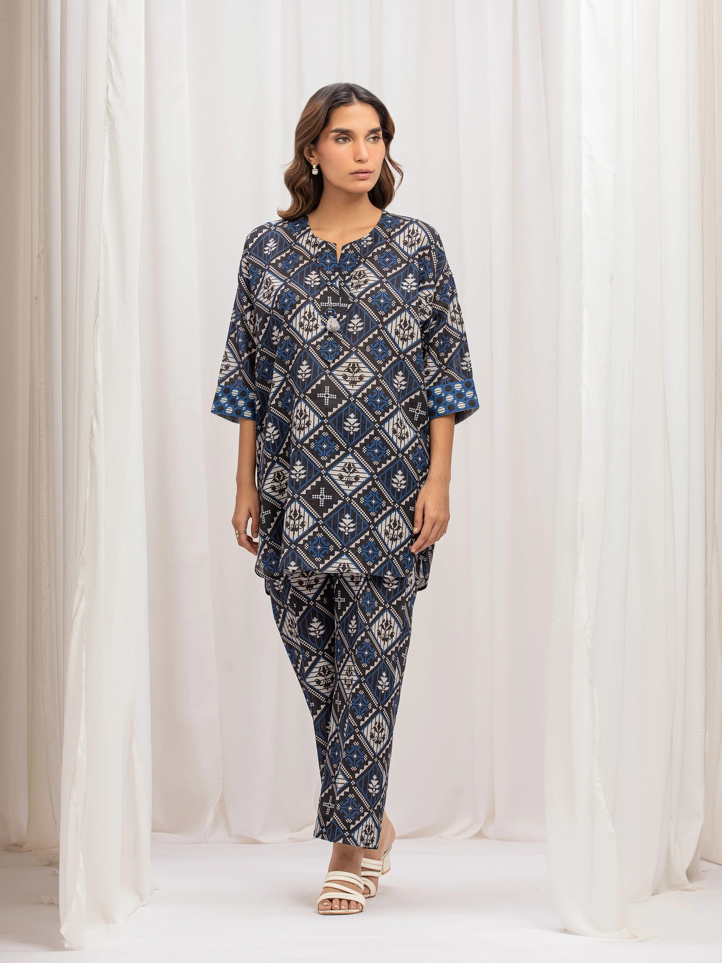 Pret Printed Khaddar Co-ord Set - EWTKP5-84089ST