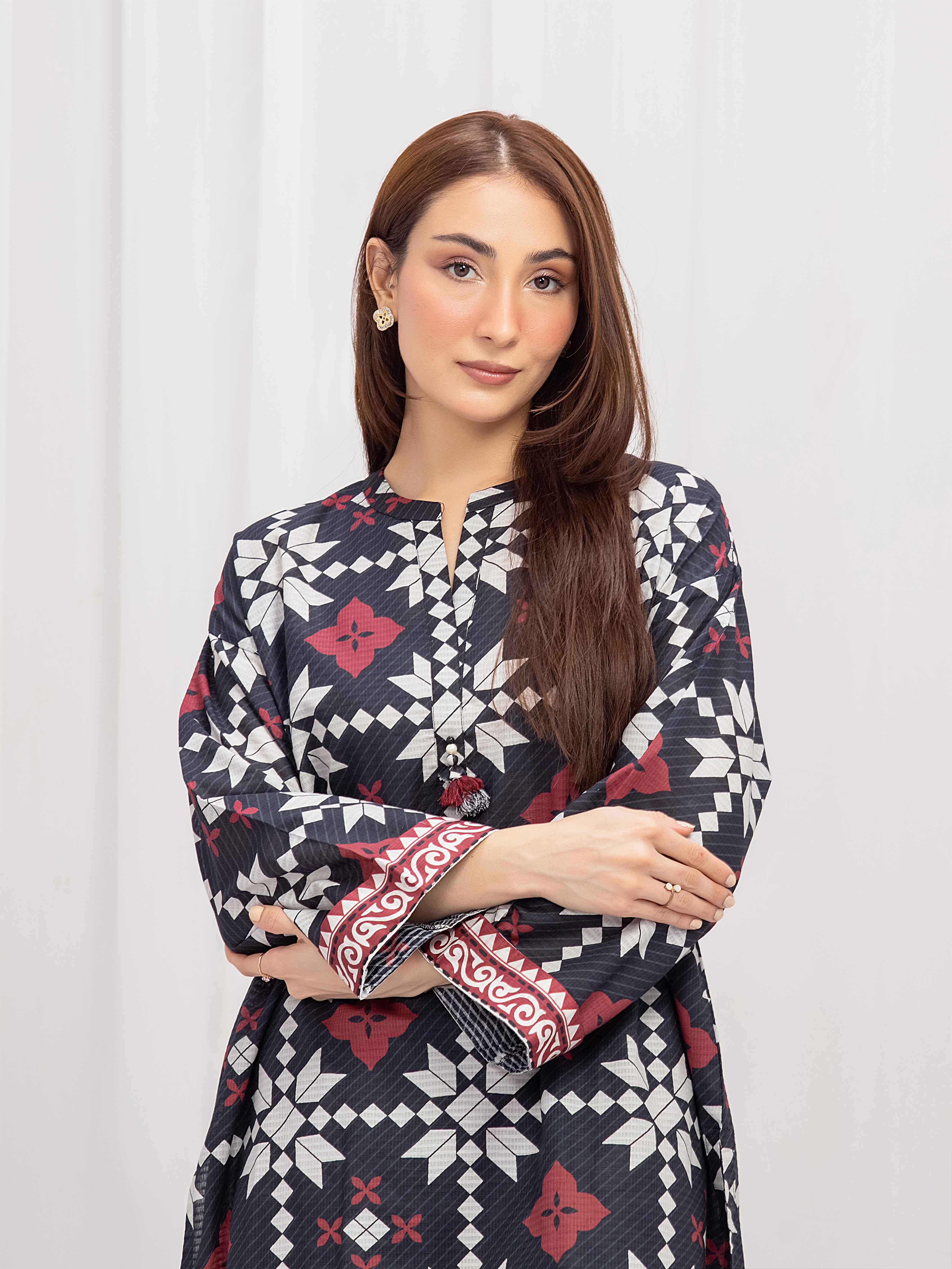 Pret Printed Lawn Slub Co-ord Set - EWTKP5-86011ST - Image 2