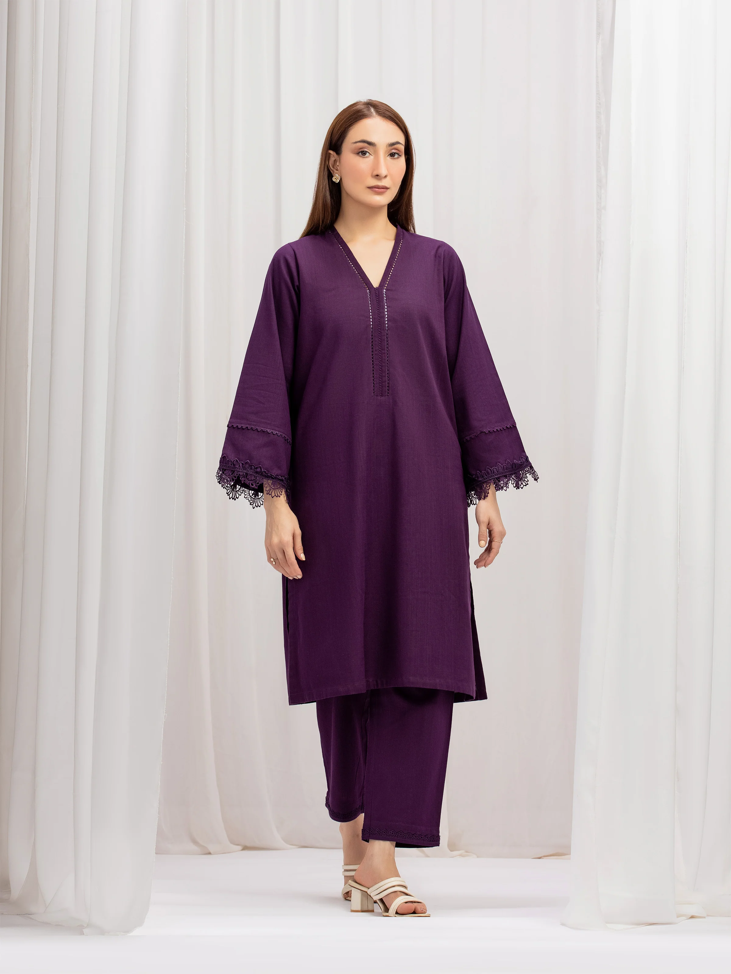 Pret Solid Cross Hatch Co-ord Set - EWTKS5-81076ST