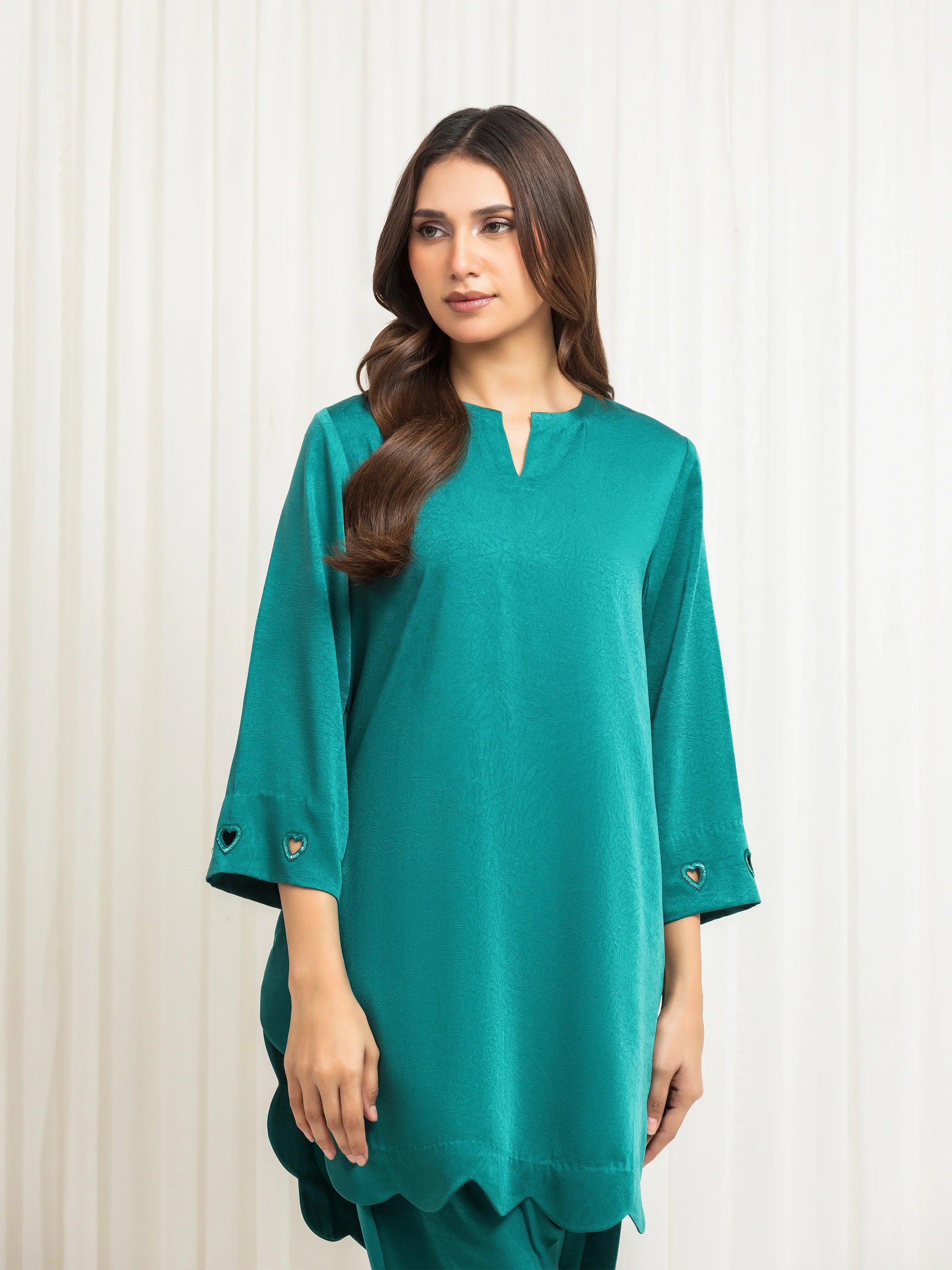 Pret Embroidered Polyester Co-Ord Set - EWTKED6-86090ST - Image 2