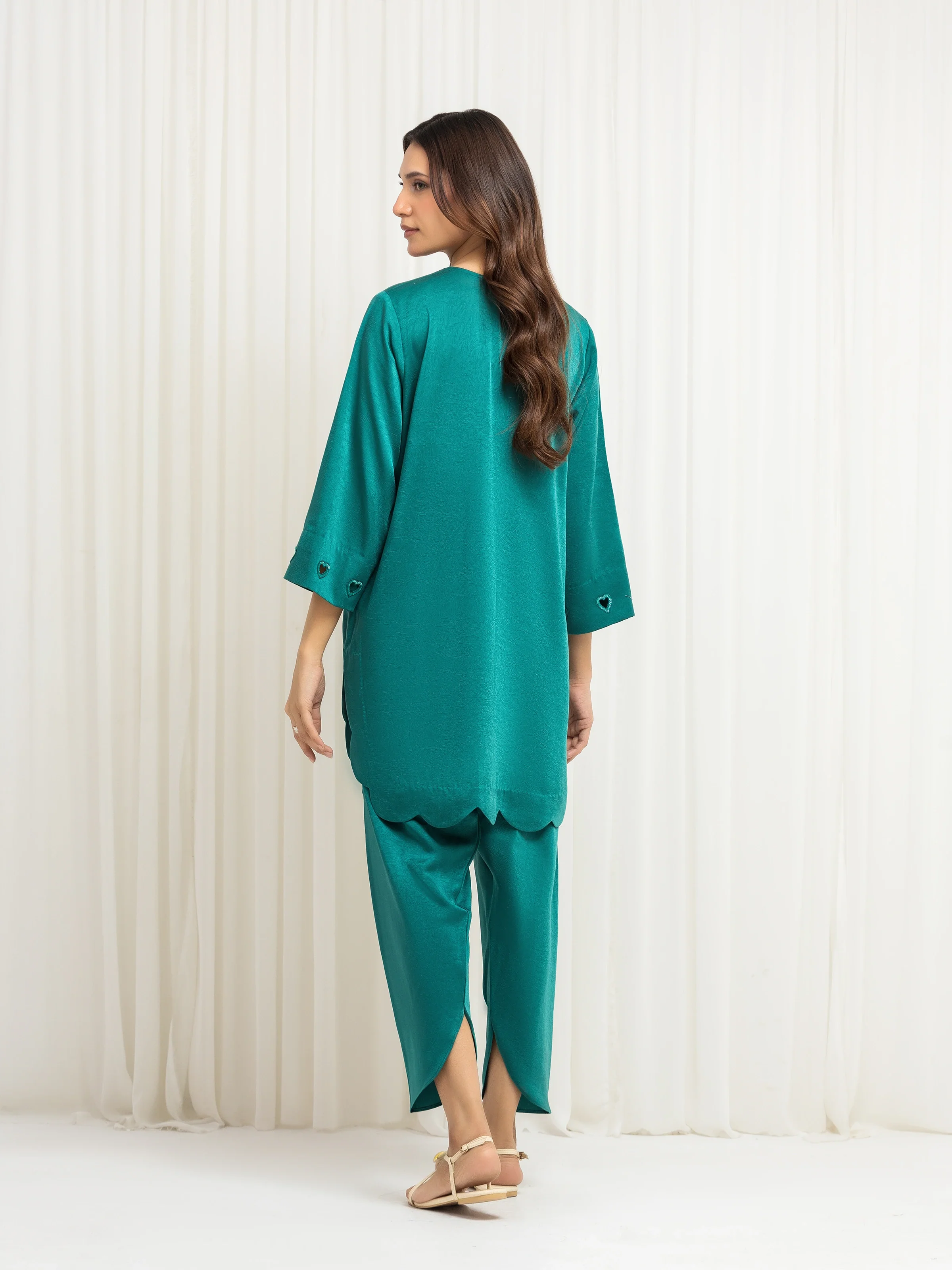 Pret Embroidered Polyester Co-Ord Set - EWTKED6-86090ST - Image 5