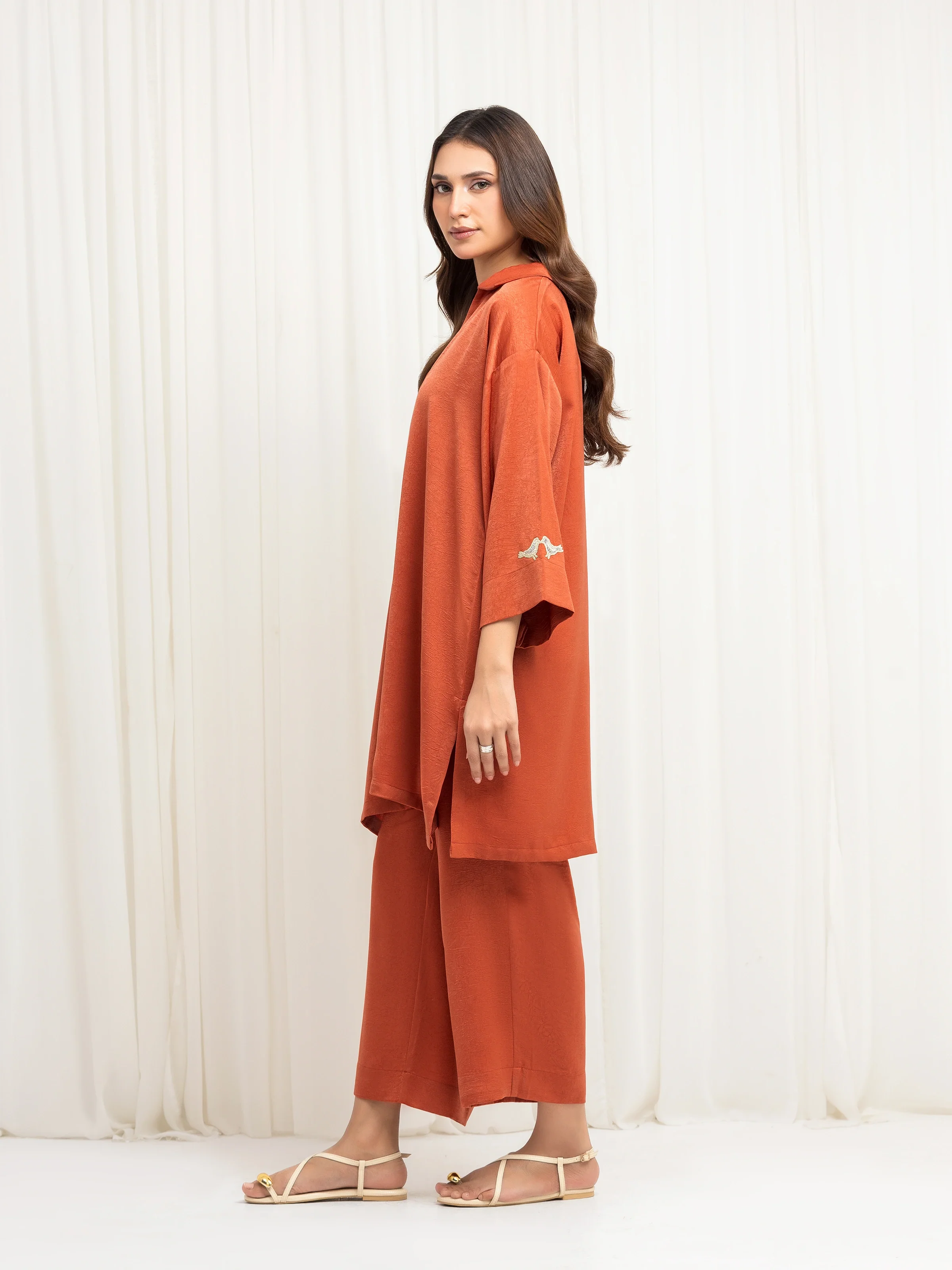 Pret Embroidered Polyester Co-Ord Set - EWTKED6-86091ST - Image 5