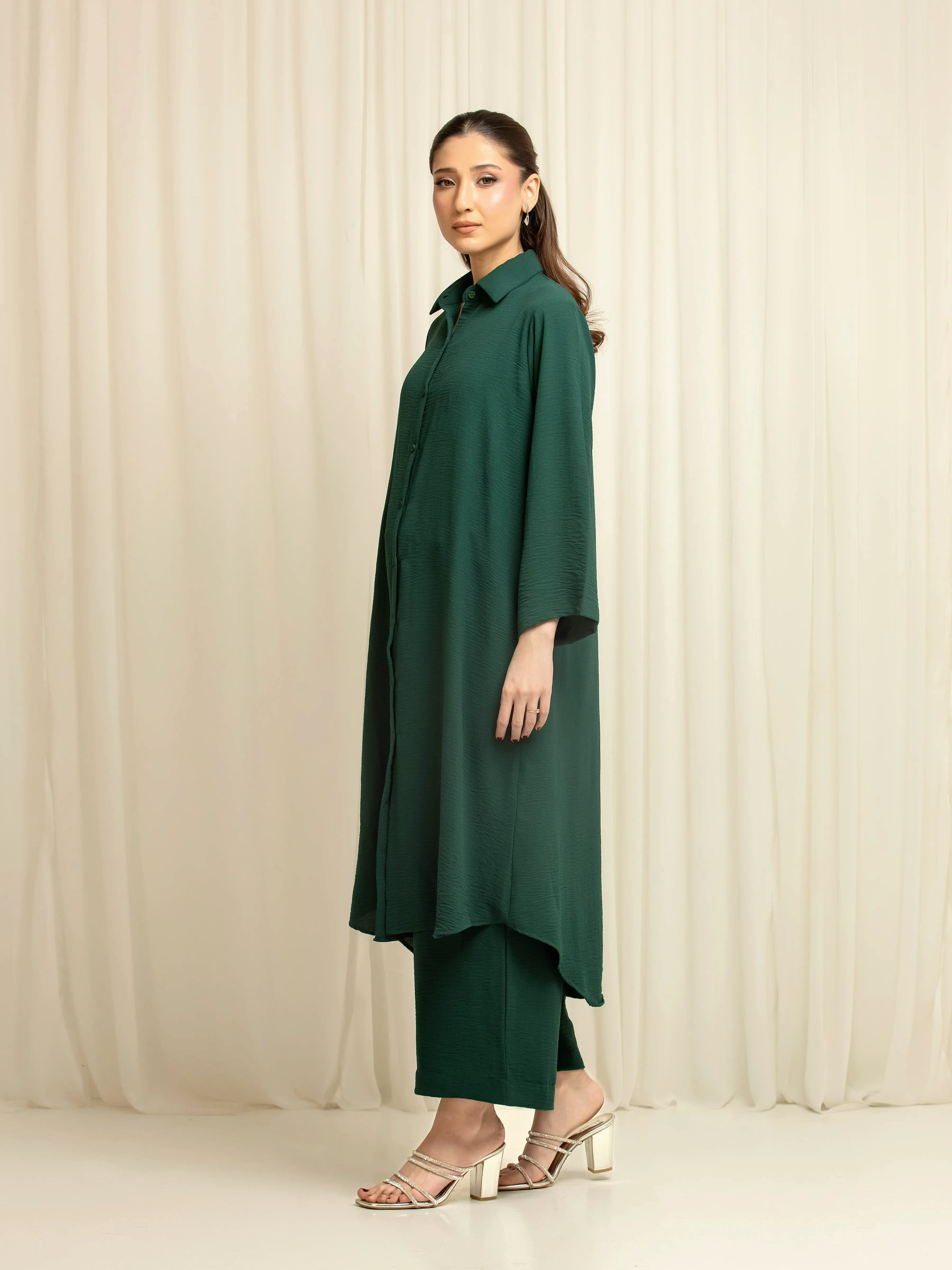 Pret Solid Crepe Polyester Co-Ord Set - EWTKS6-86114ST - Image 6