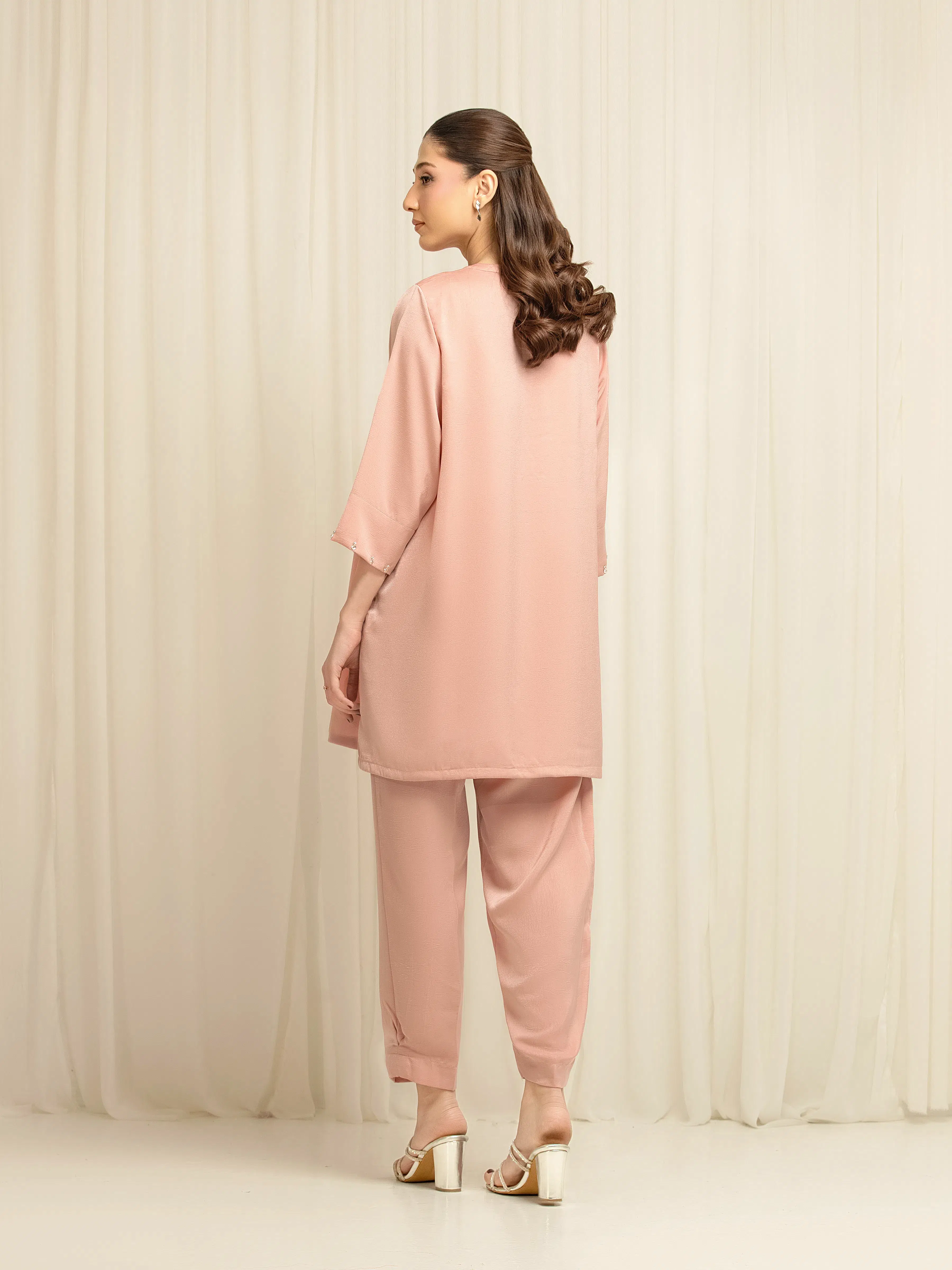 Pret Solid Polyester Co-Ord Set - EWTKS6-86092ST - Image 6