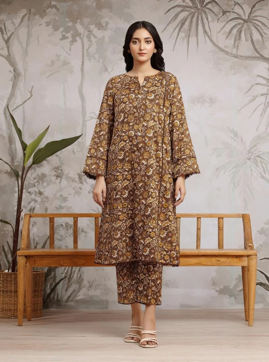 Unstitched Printed Khaddar Shirt - EWU24A3-29804S