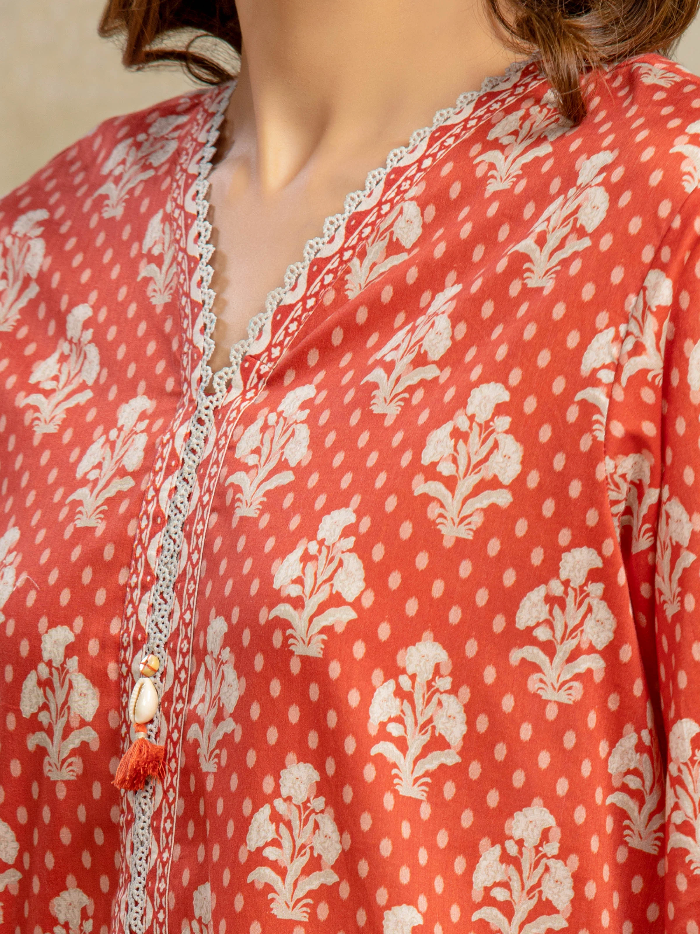 Unstitched Printed Khaddar Suit - EWU5A3-35938-3P - Image 3