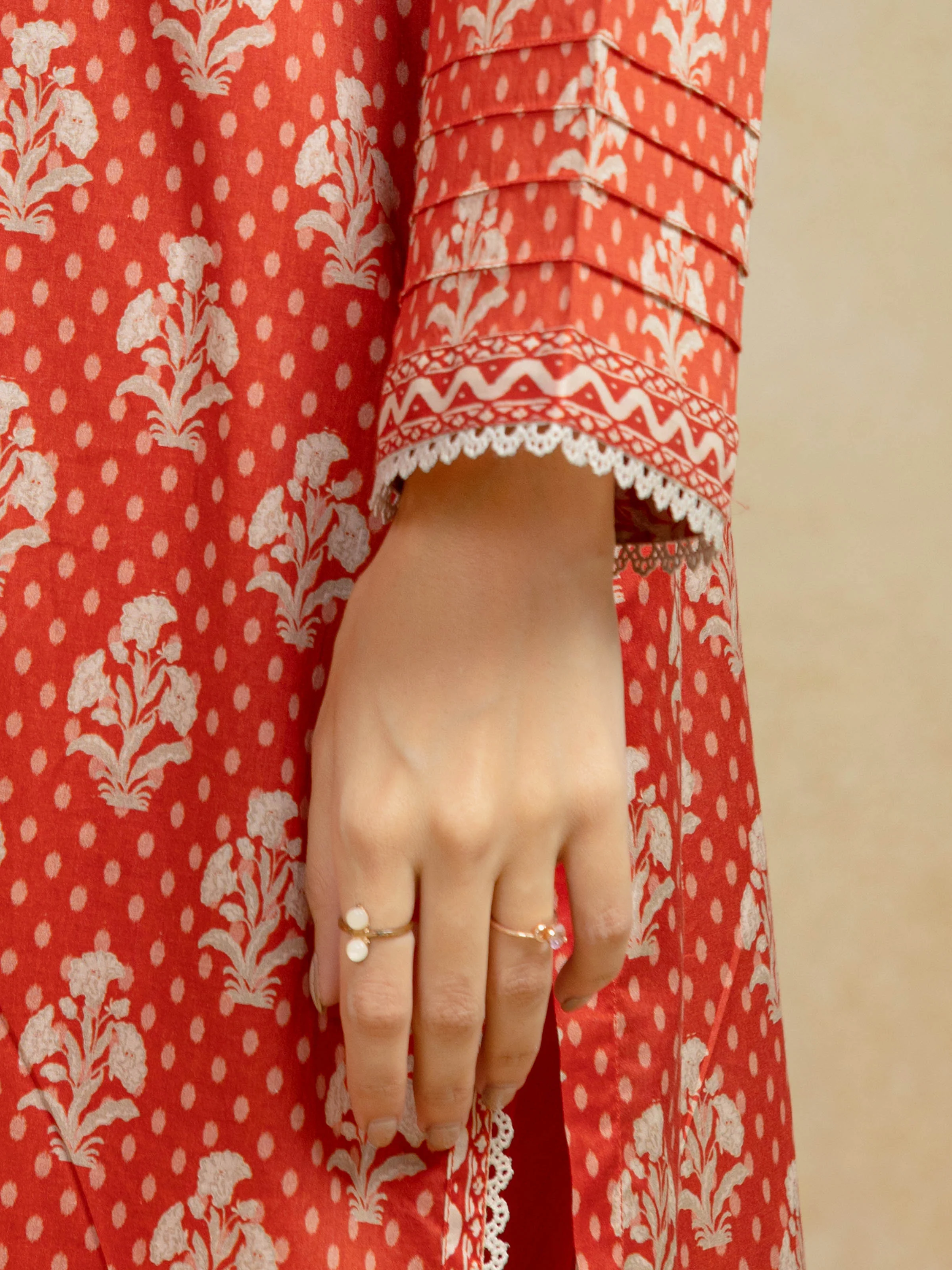 Unstitched Printed Khaddar Suit - EWU5A3-35938-3P - Image 4