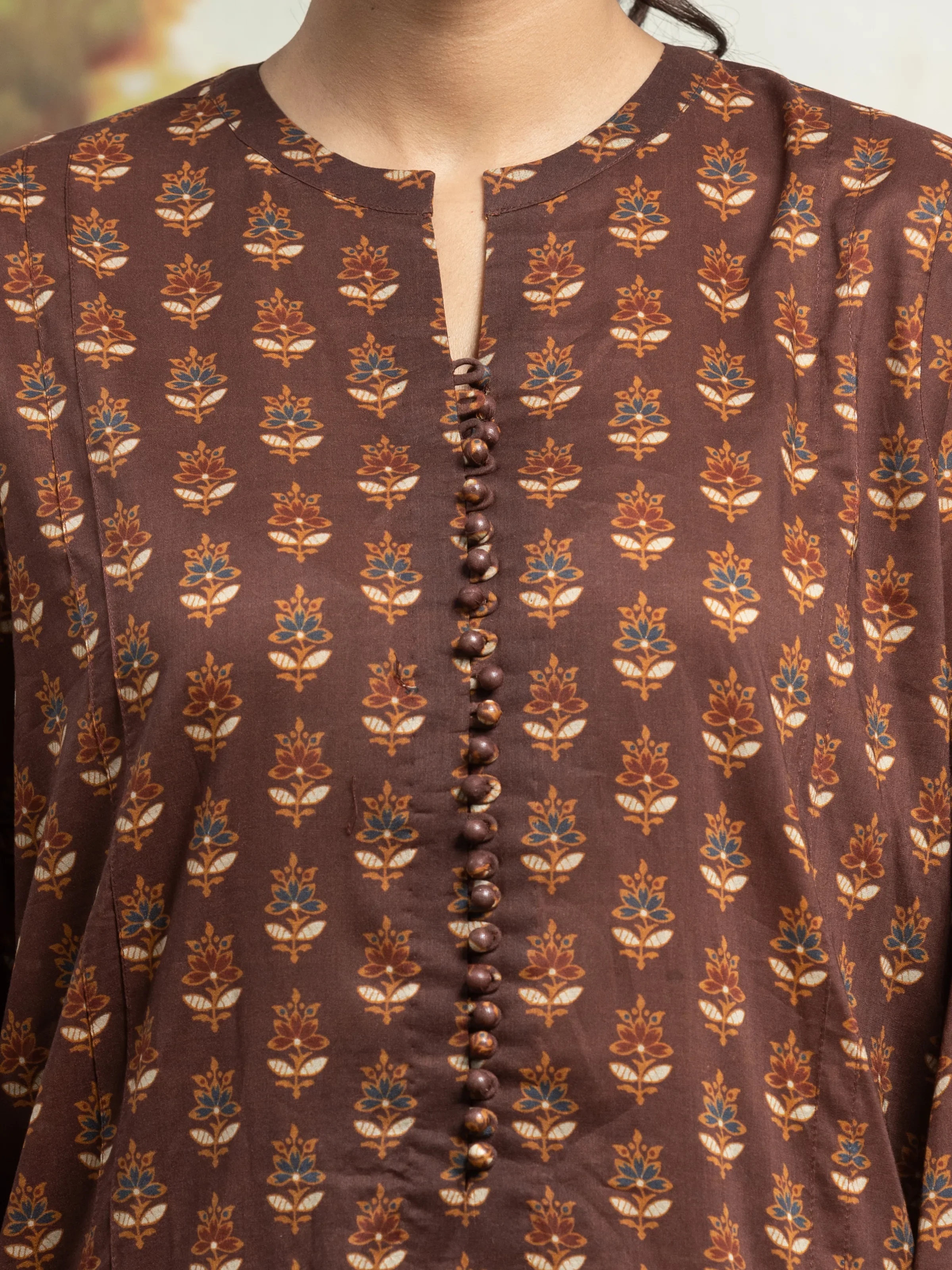 Unstitched Printed Khaddar Shirt Trouser - EWU24A3-29719ST - Image 3