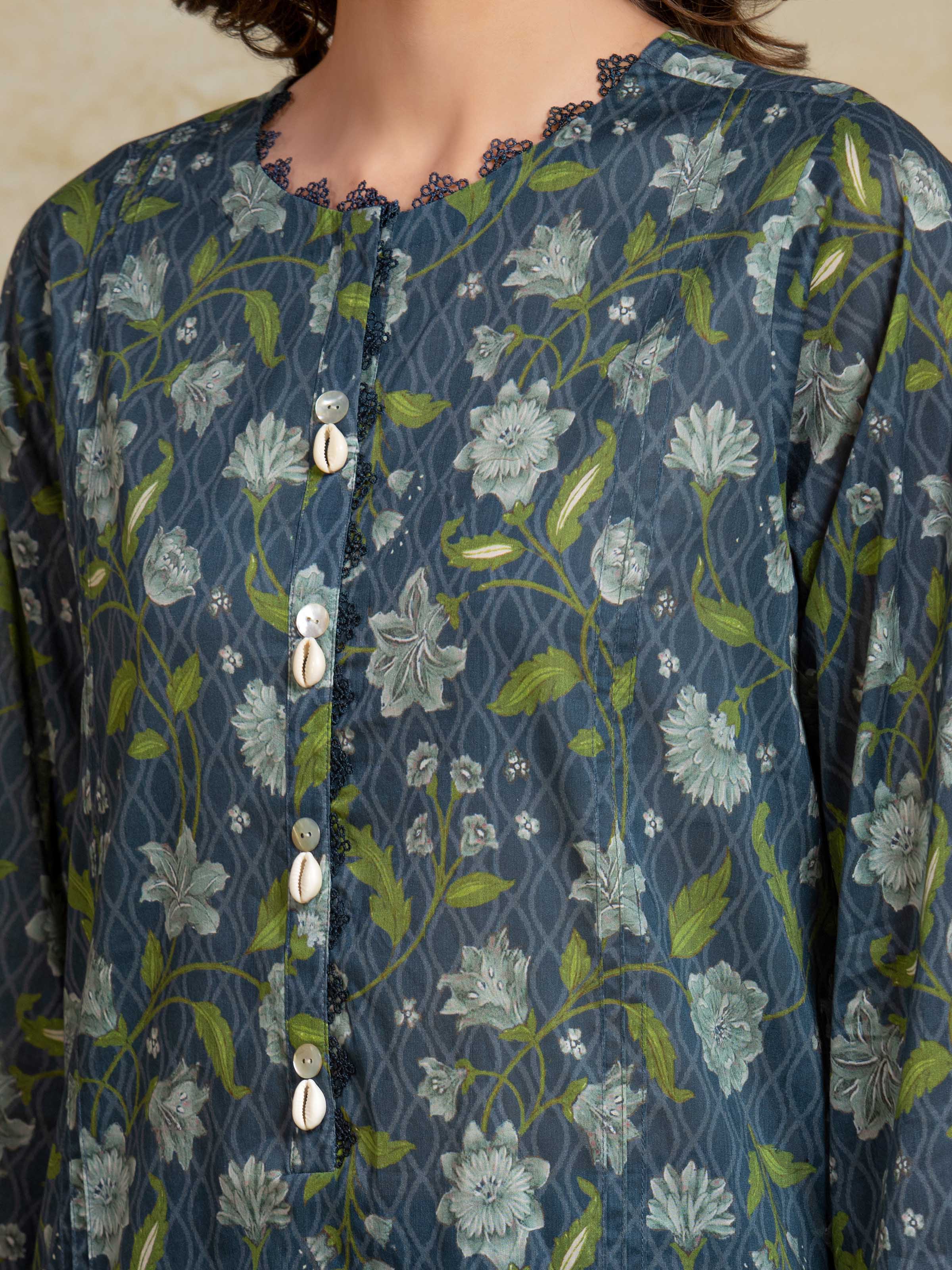 Unstitched Printed Khaddar Suit - EWU5A3-35932-3P - Image 5