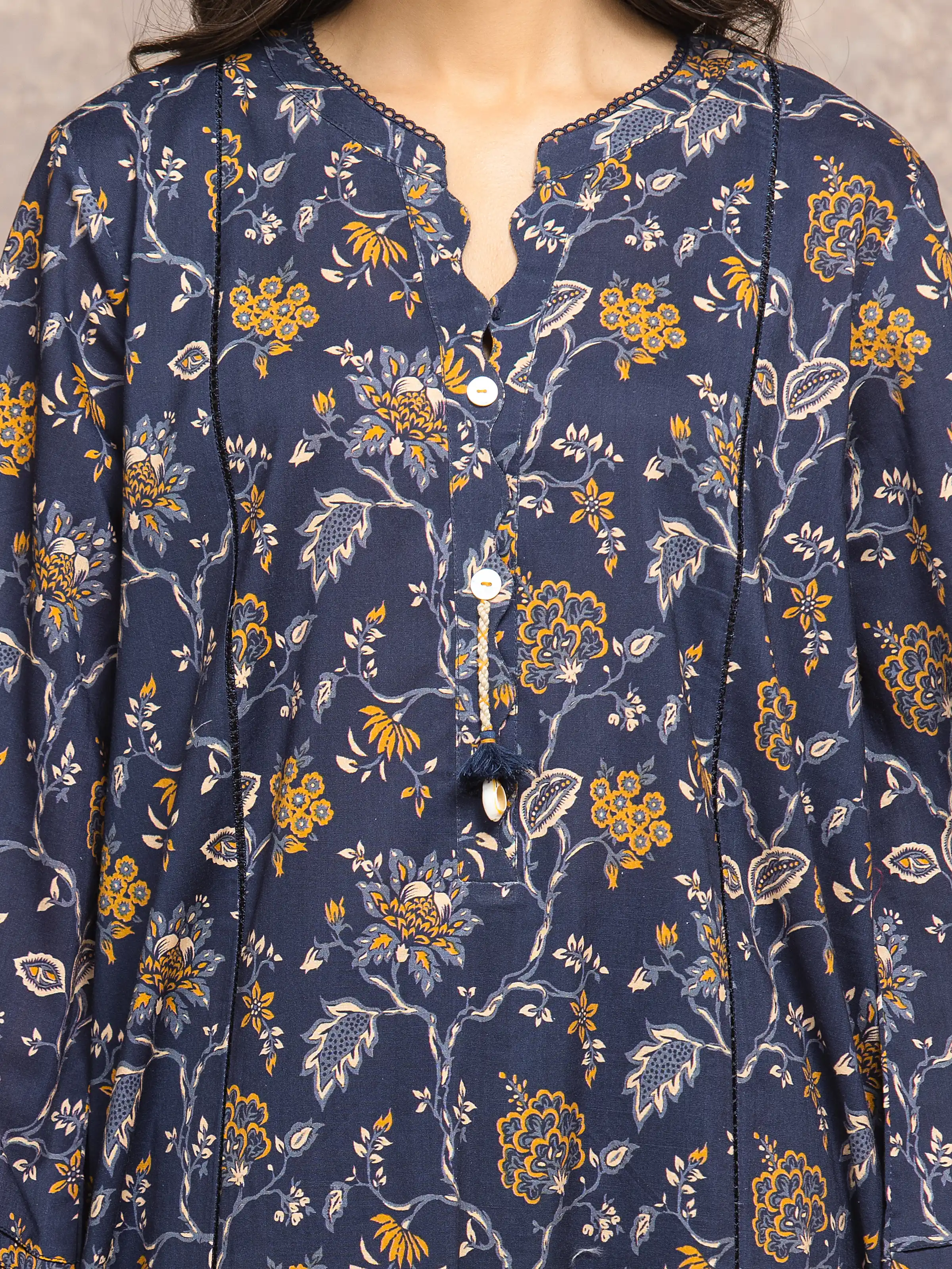 Unstitched Printed Khaddar Suit - EWU5M3-038-3P - Image 3