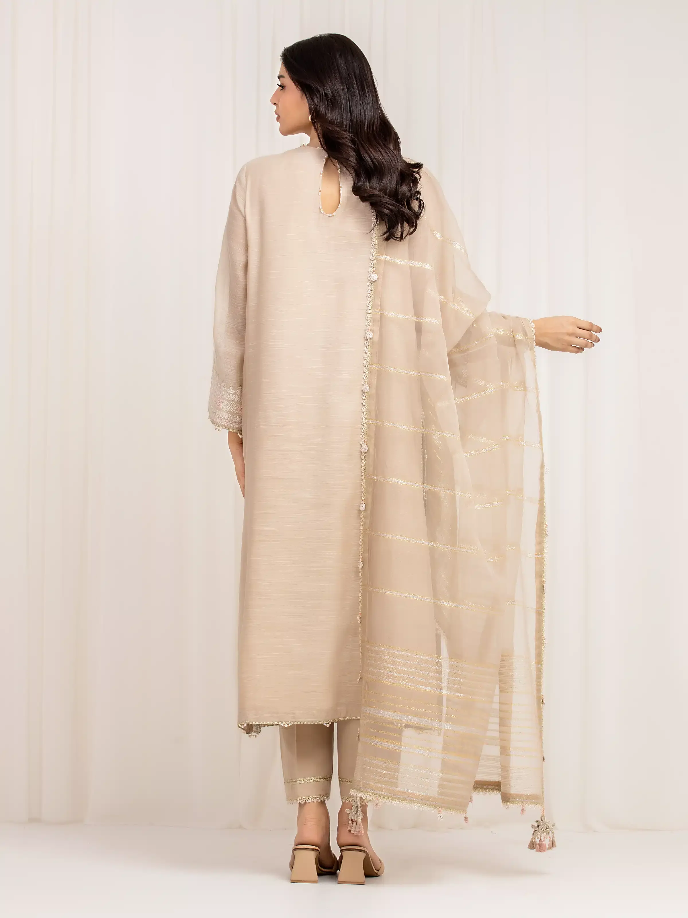 Unstitched Embroidered Suit - EWU6V21-32062-3P - Image 6