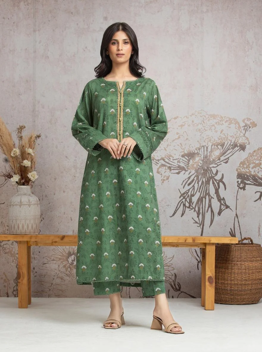Unstitched Printed Cambric Shirt - EWU24A2-29635S
