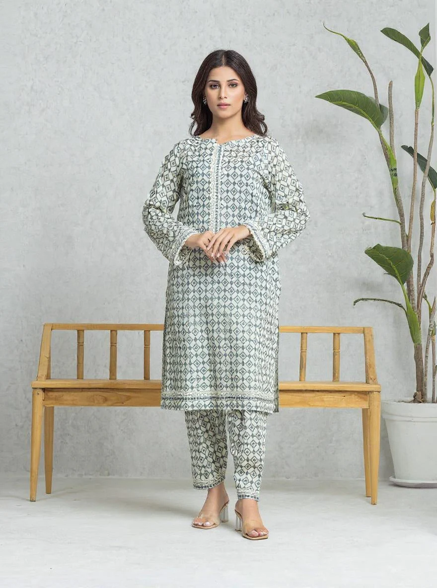 Unstitched Printed Cambric Shirt - EWU24A2-29005S