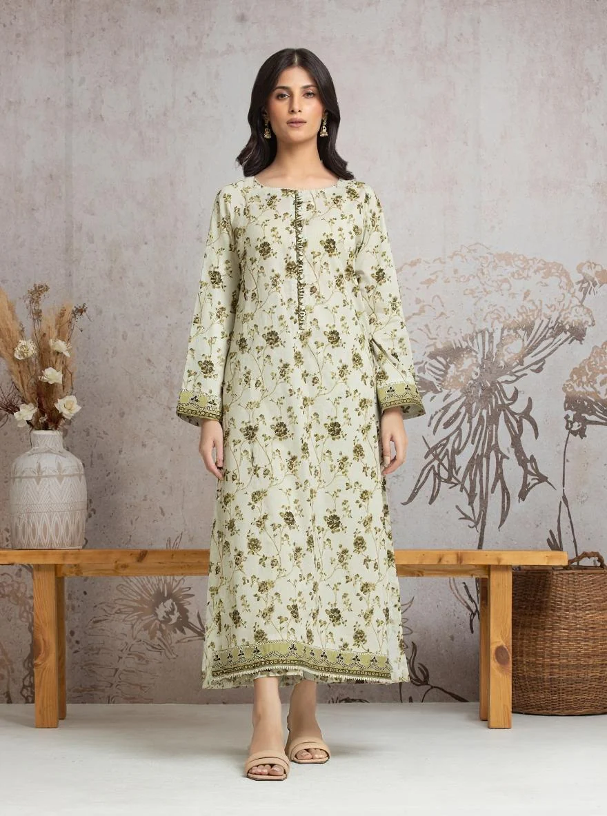 Unstitched Printed Cambric Shirt - EWU24A2-29641S