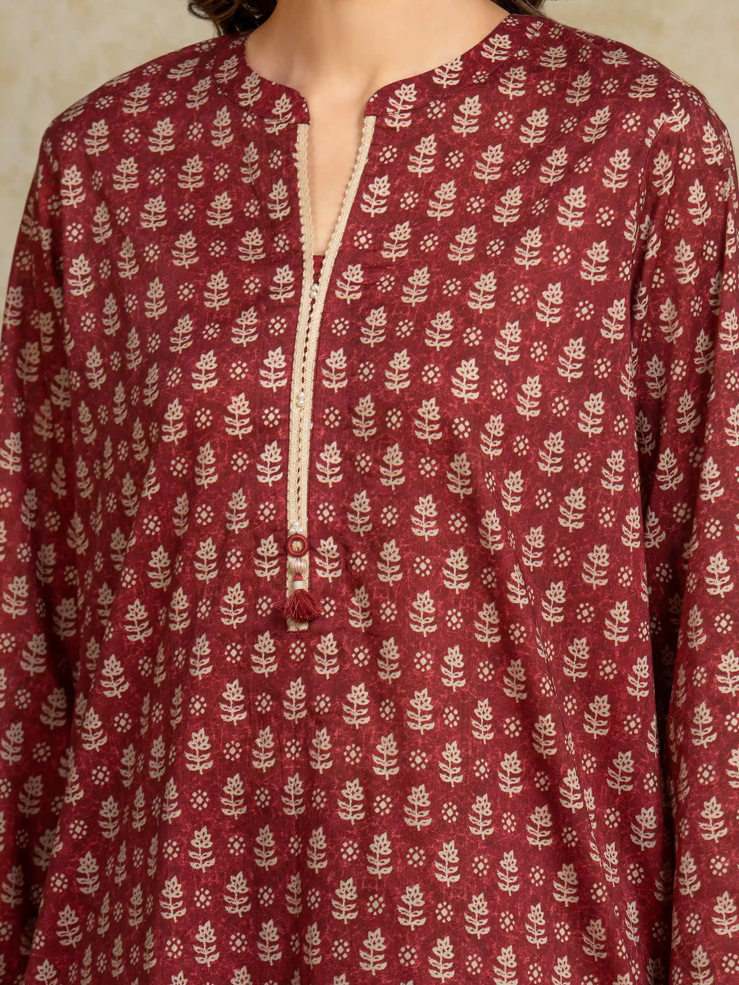 Unstitched Printed Khaddar Suit - EWU5A3-35915-3P - Image 4