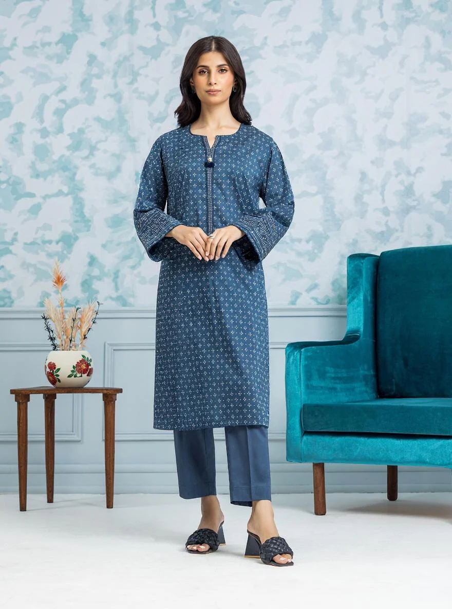 Unstitched Printed Khaddar Shirt - EWU24A3-29324S