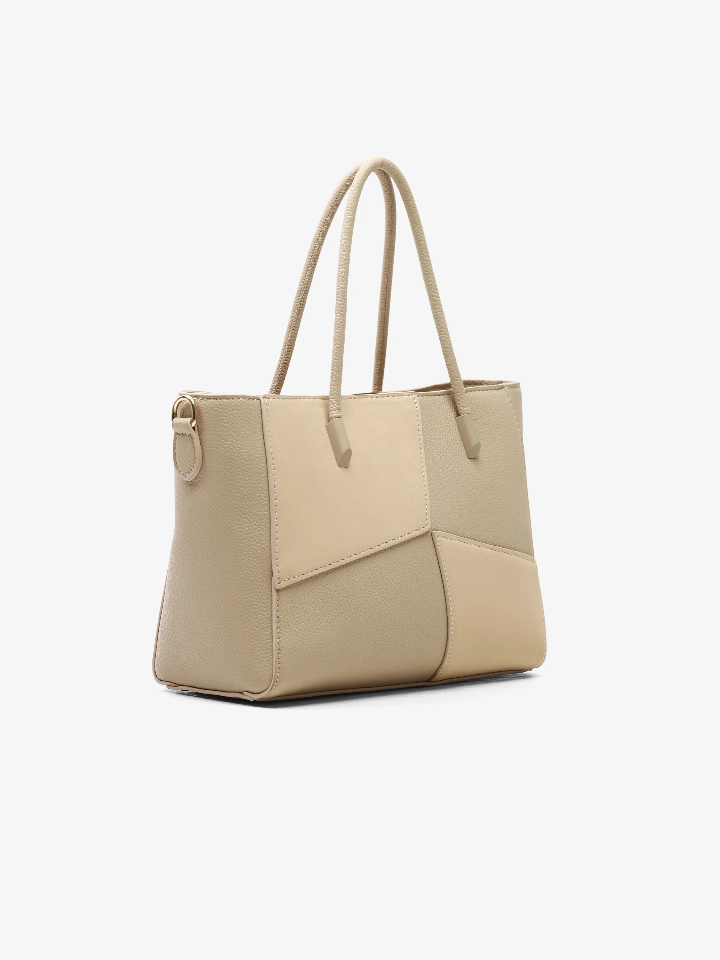Women's Beige Bag - Handbag/Shoulder EAWHB5-047 - Image 3