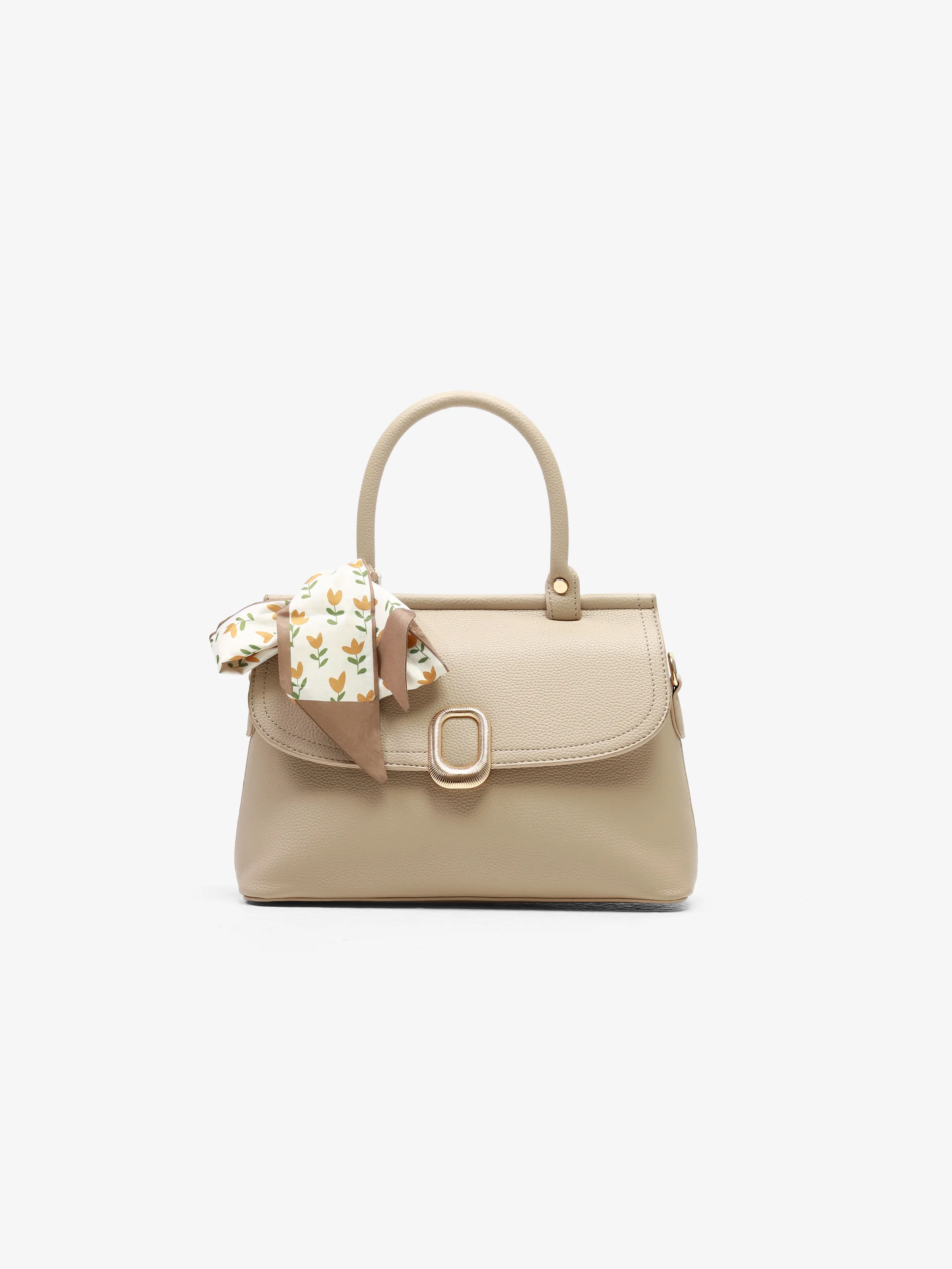 Women's Beige Crossbody Bag - EAWHB5-049 - Image 2