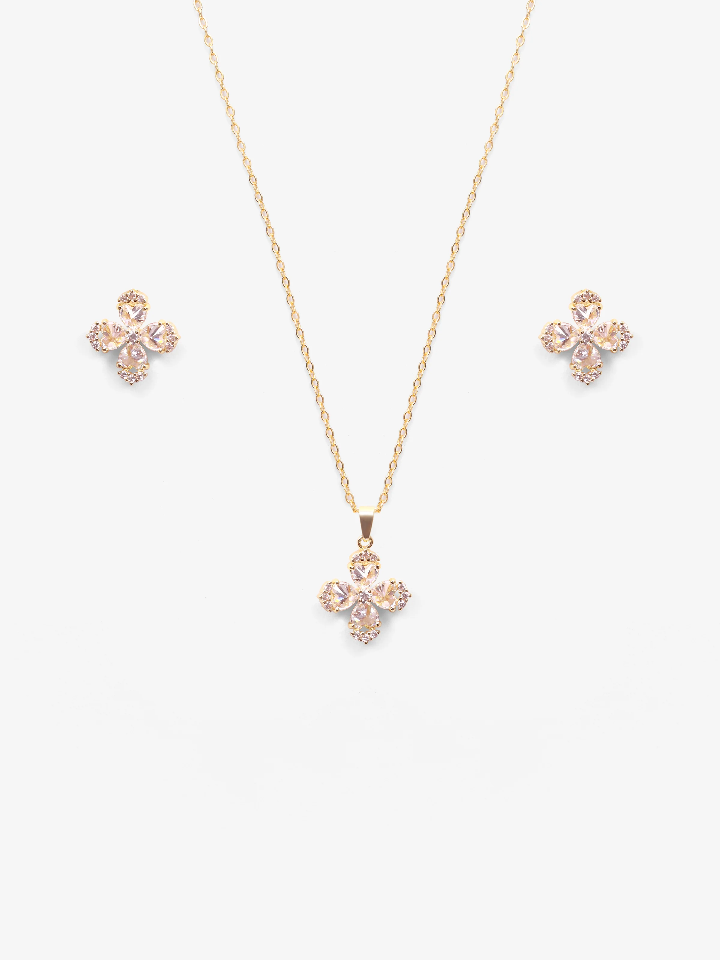 Gold Cascade Dot Set - EAWJS5-012