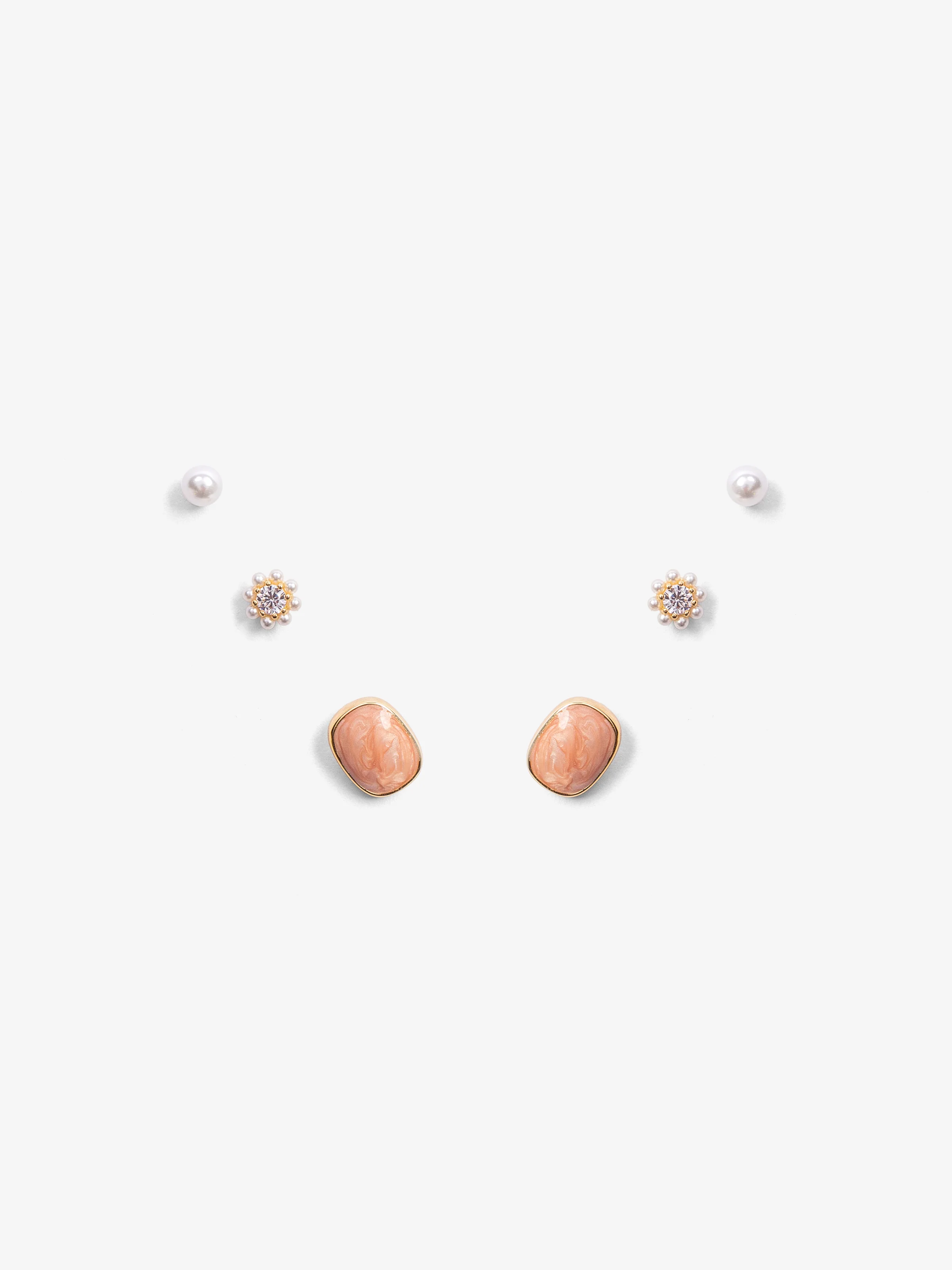 Mesh Trio Stud Set - EAWE5-126